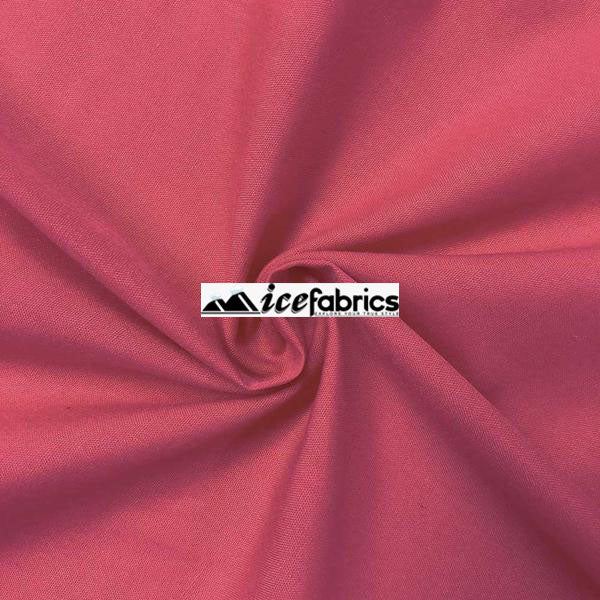 Fuchsia Poly Cotton Broadcloth Fabric By The Yard