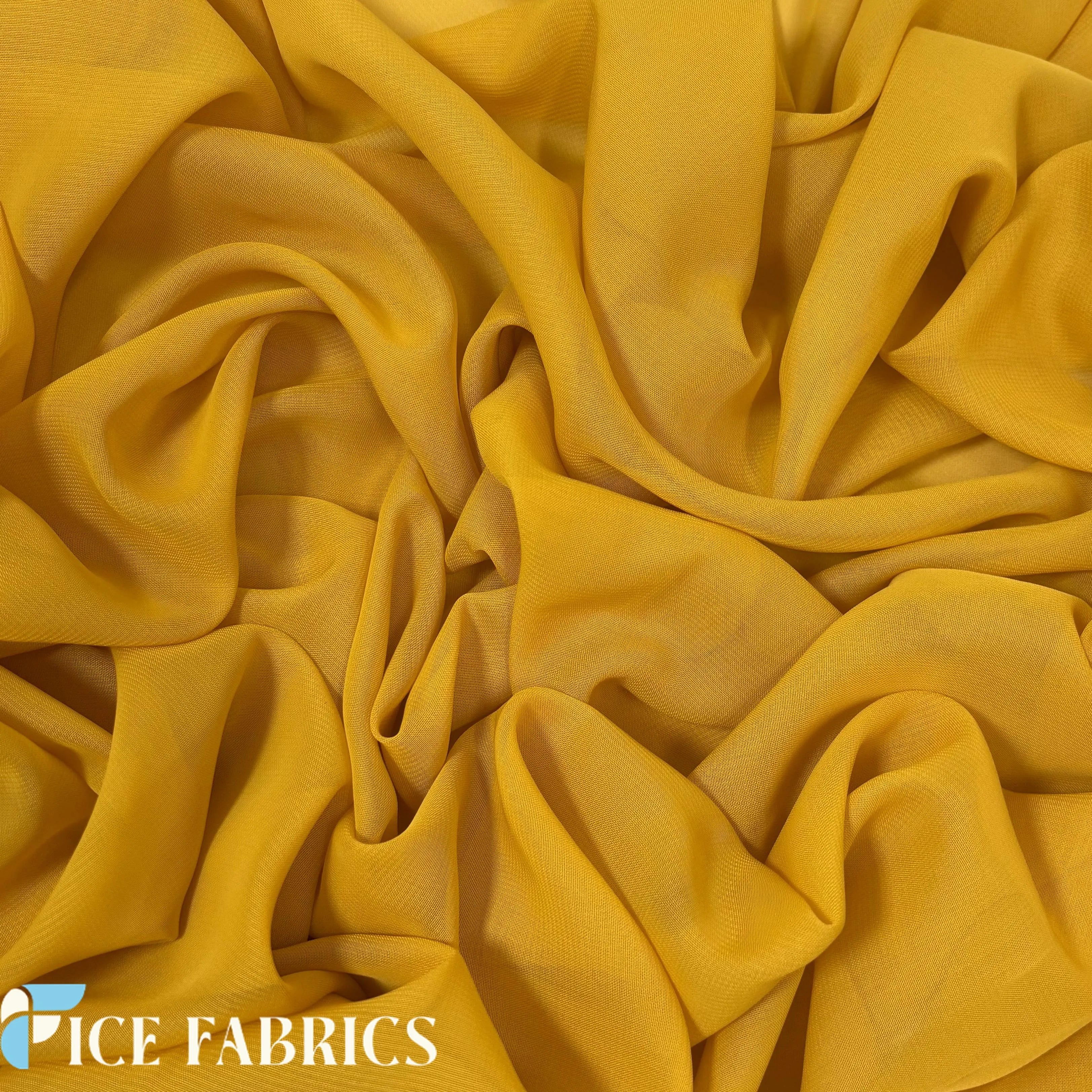 Mia Poly Chiffon Fabric / 60" Wide Soft Sheer Chiffon Fabric