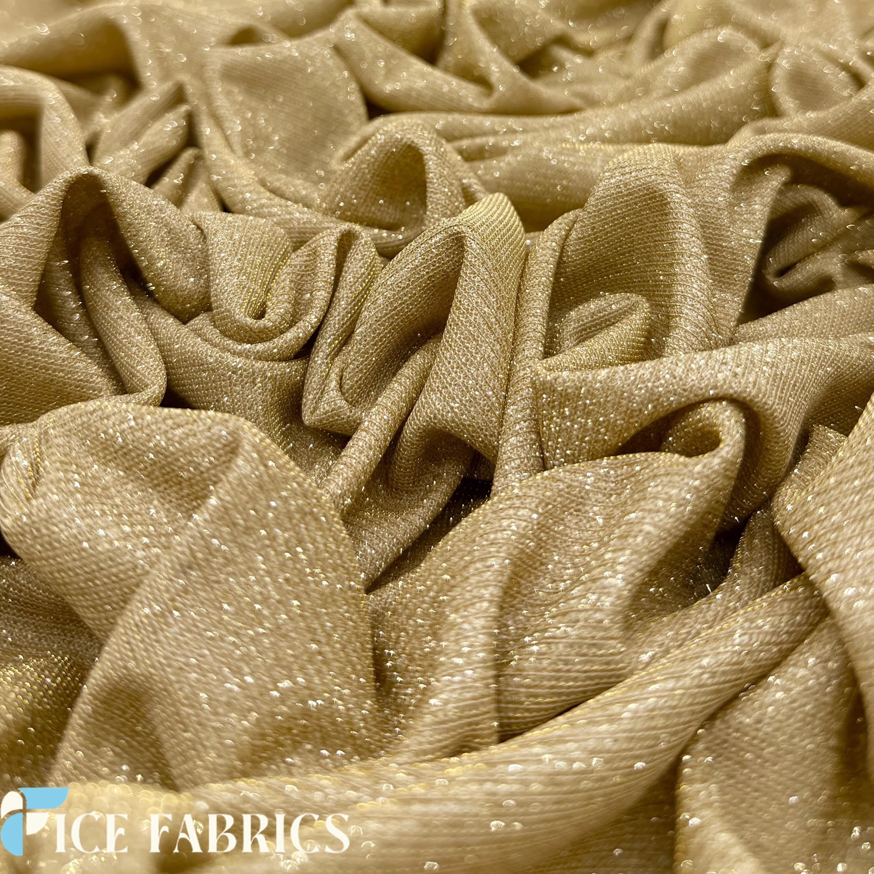 Lurex Sparkle Glitter Knit Spandex Fabric