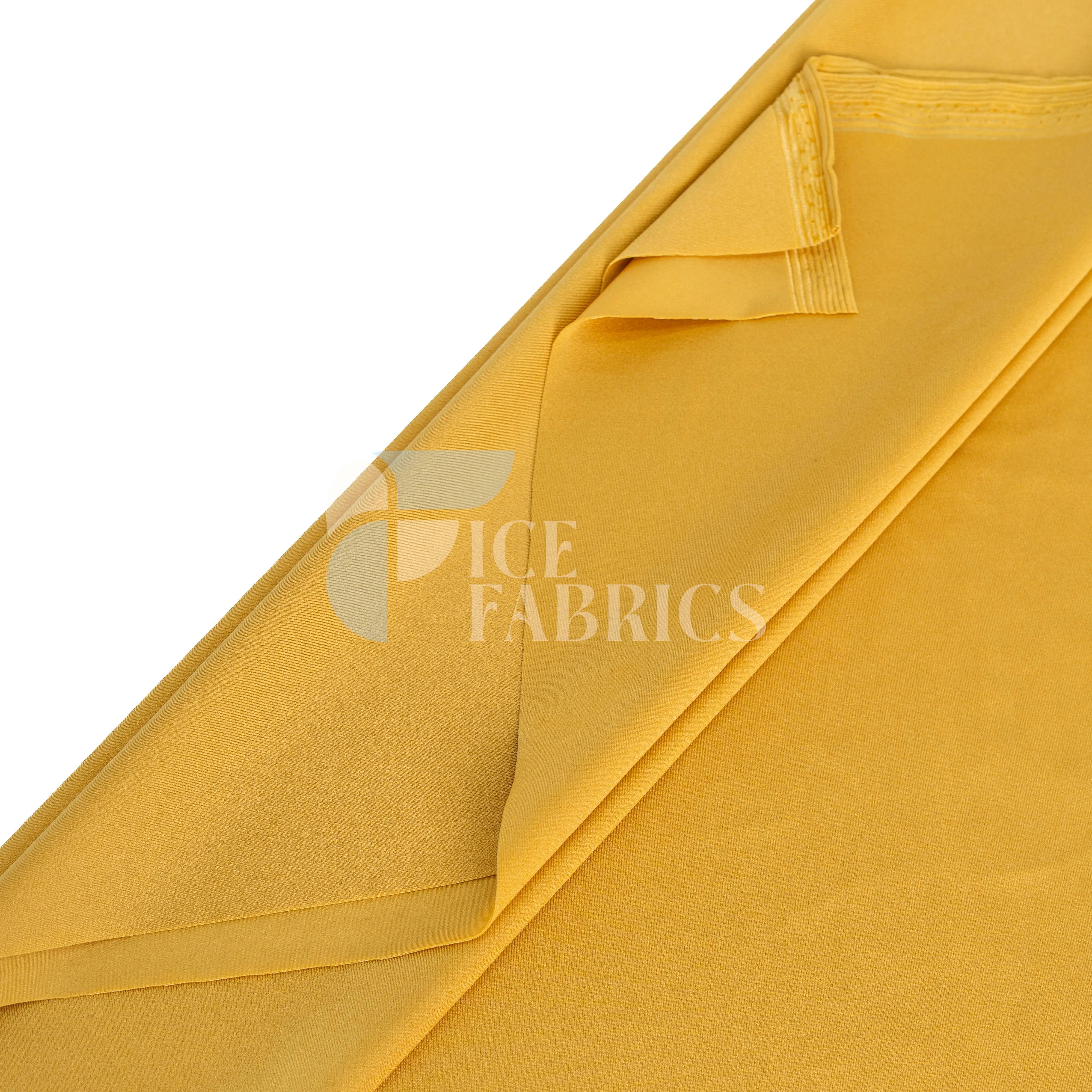 Gold Jordan 4 Way Stretch Fabric Shiny Nylon Spandex