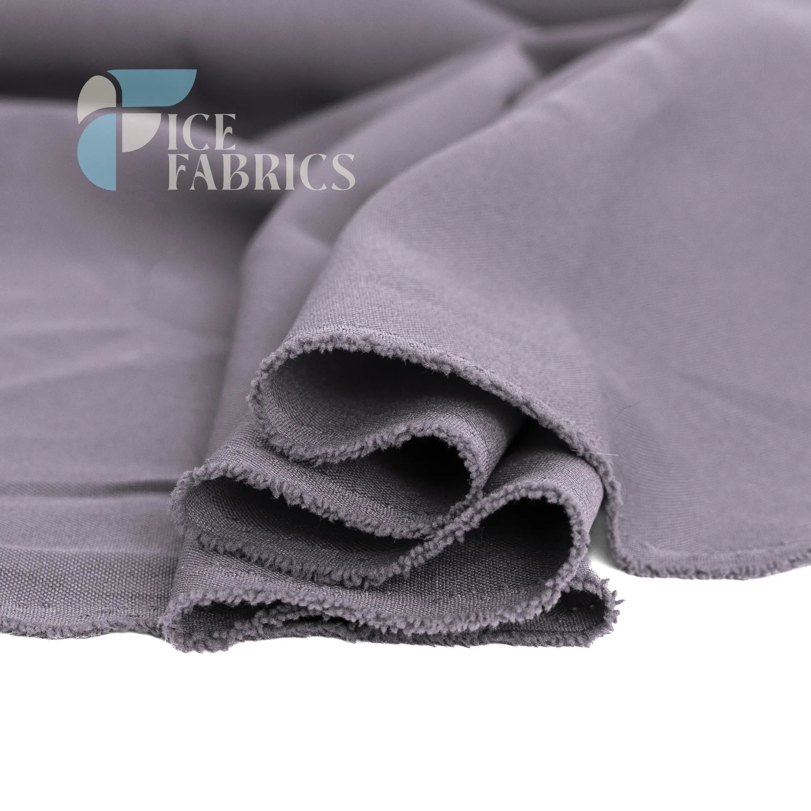 Gray Solid Poly Poplin Fabric By The Yard