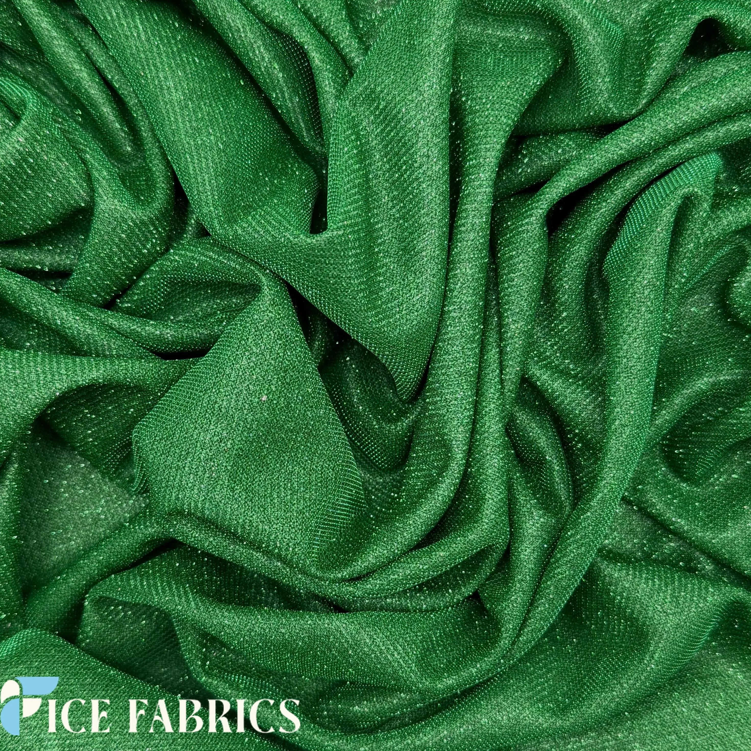 Lurex Sparkle Glitter Knit Spandex Fabric