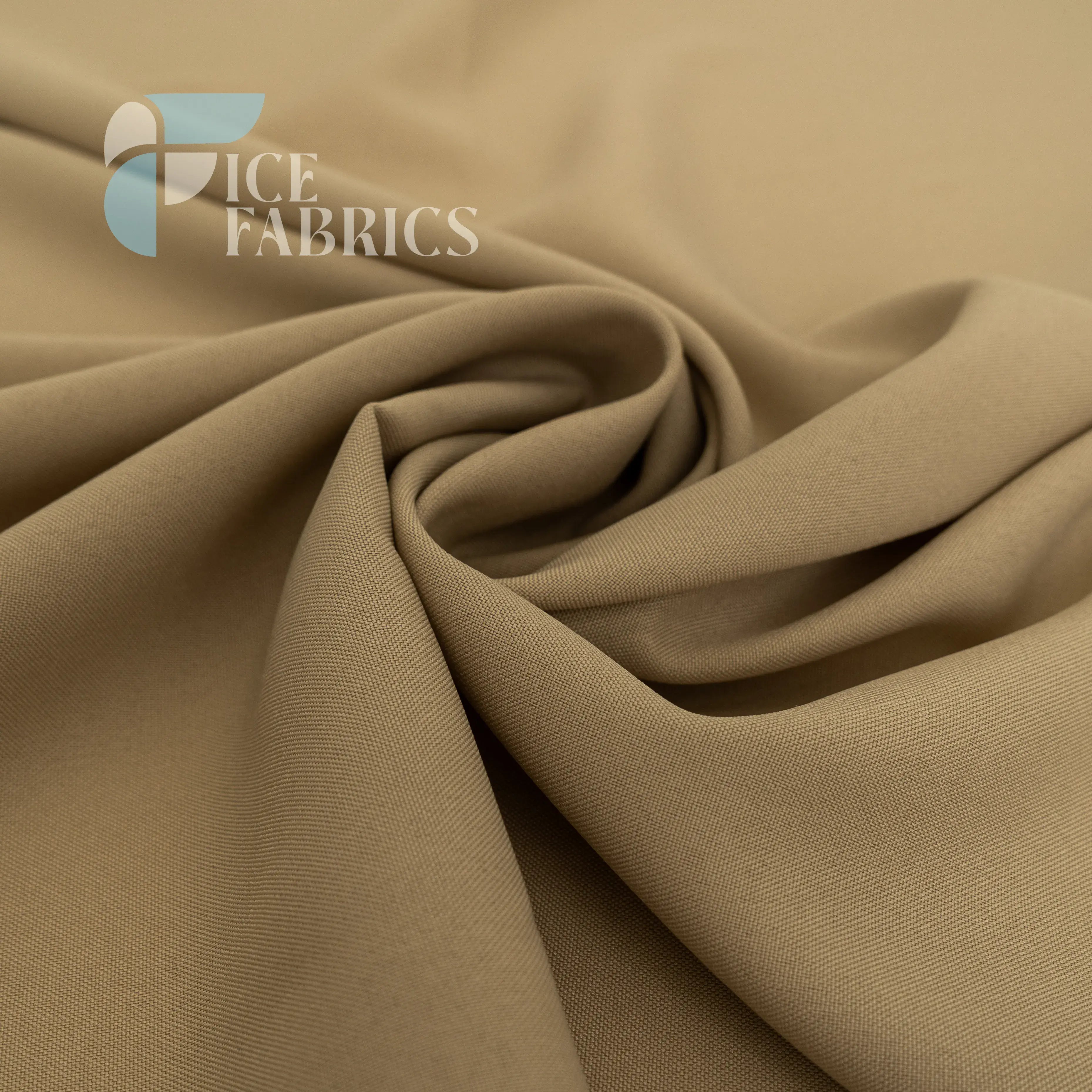 Hazel Wood Solid Poly Poplin Fabric By The Yard
