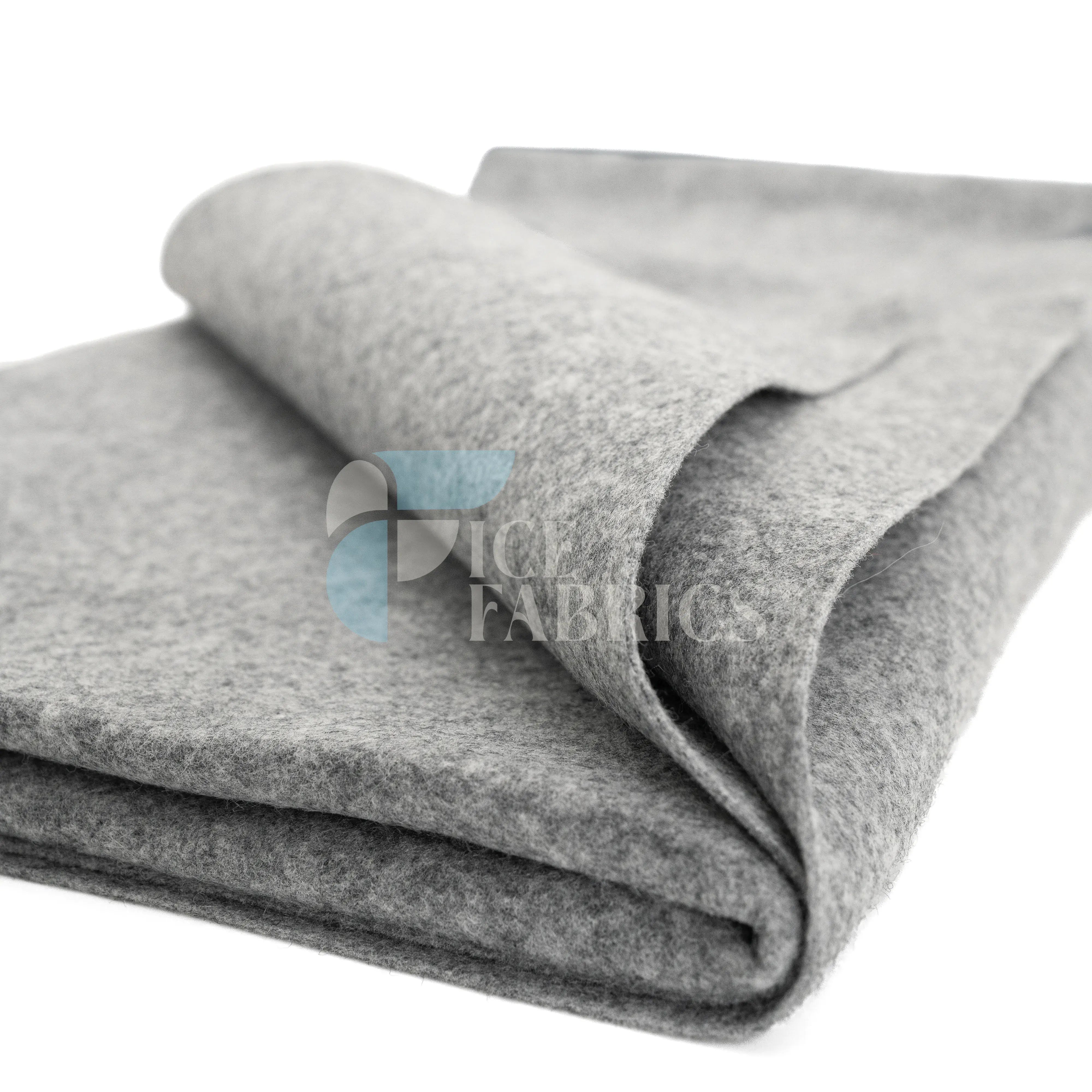 Heather Gray Acrylic Felt Fabric / 1.6mm Thick _ 72” Wide ICE FABRICS By The Yard
