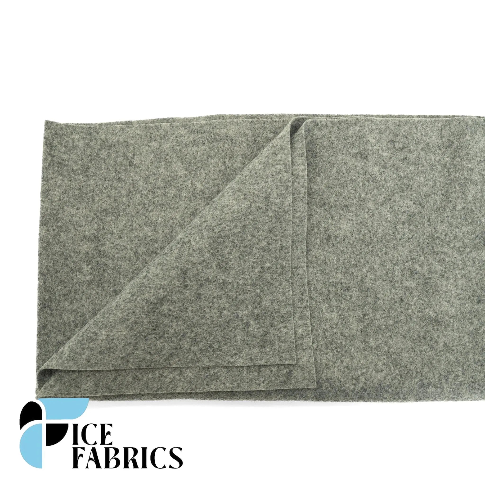 Heather Gray Acrylic Felt Fabric / 1.6mm Thick _ 72” WideICE FABRICSICE FABRICSBy The YardHeather Gray Acrylic Felt Fabric / 1.6mm Thick _ 72” Wide ICE FABRICS
