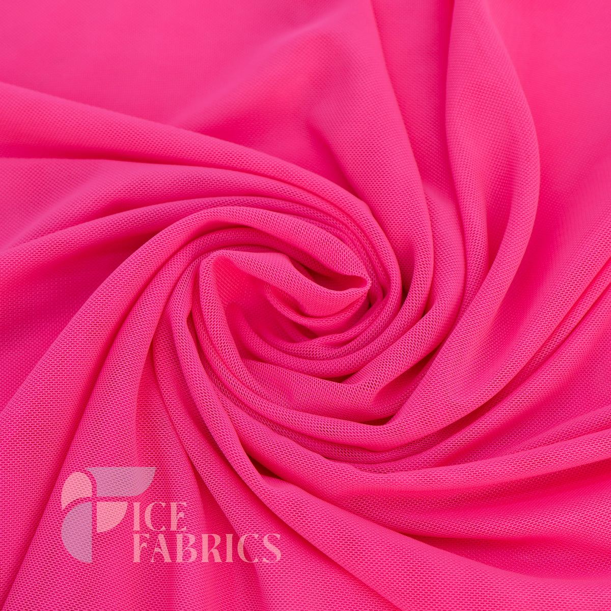 Hot Pink Flex Power Mesh 4 Way Stretch Nylon Fabric
