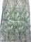 Hunter Green Damask Stretch Sequin Fabric On Mesh