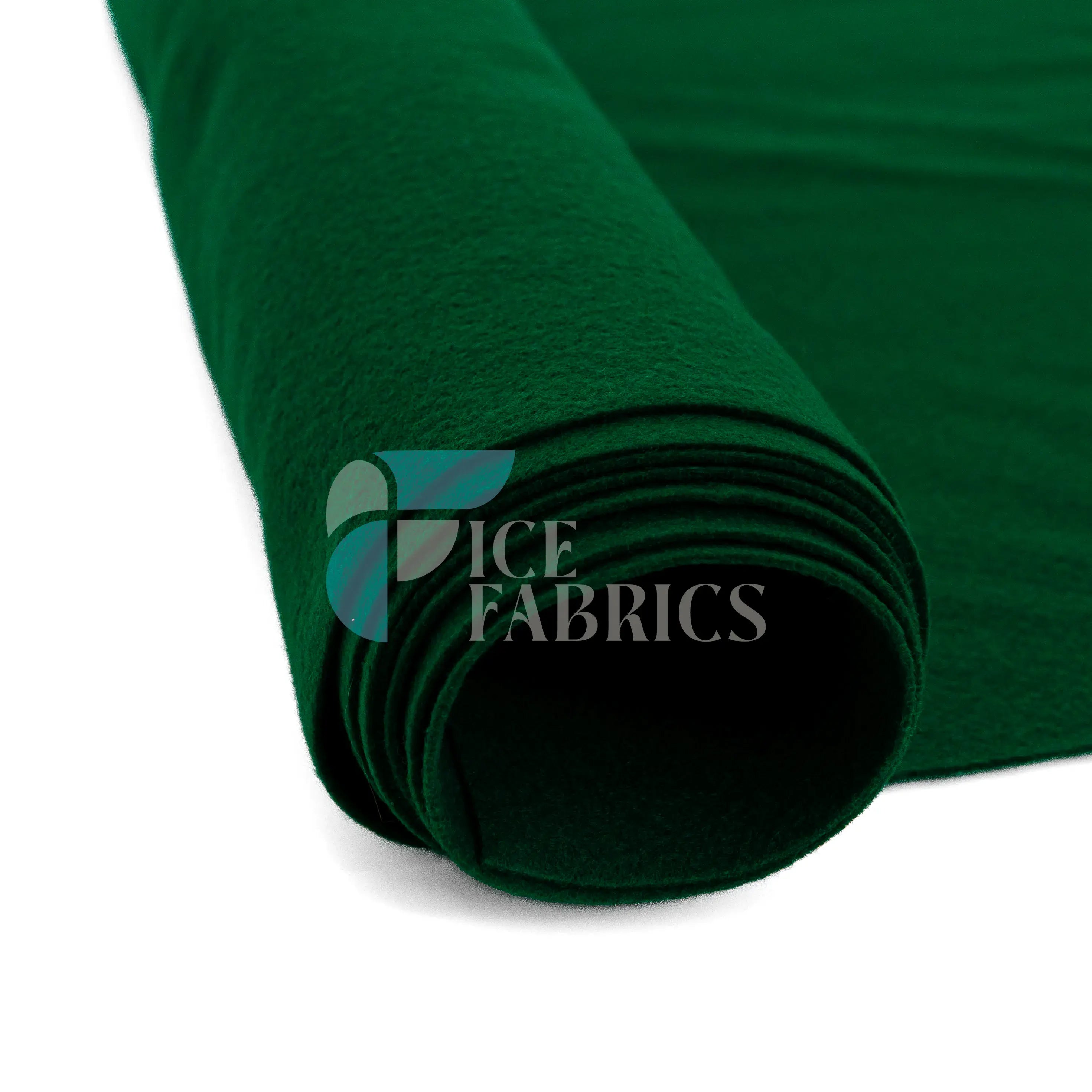 Hunter Green Acrylic Felt Fabric / 1.6mm Thick _ 72” Wide