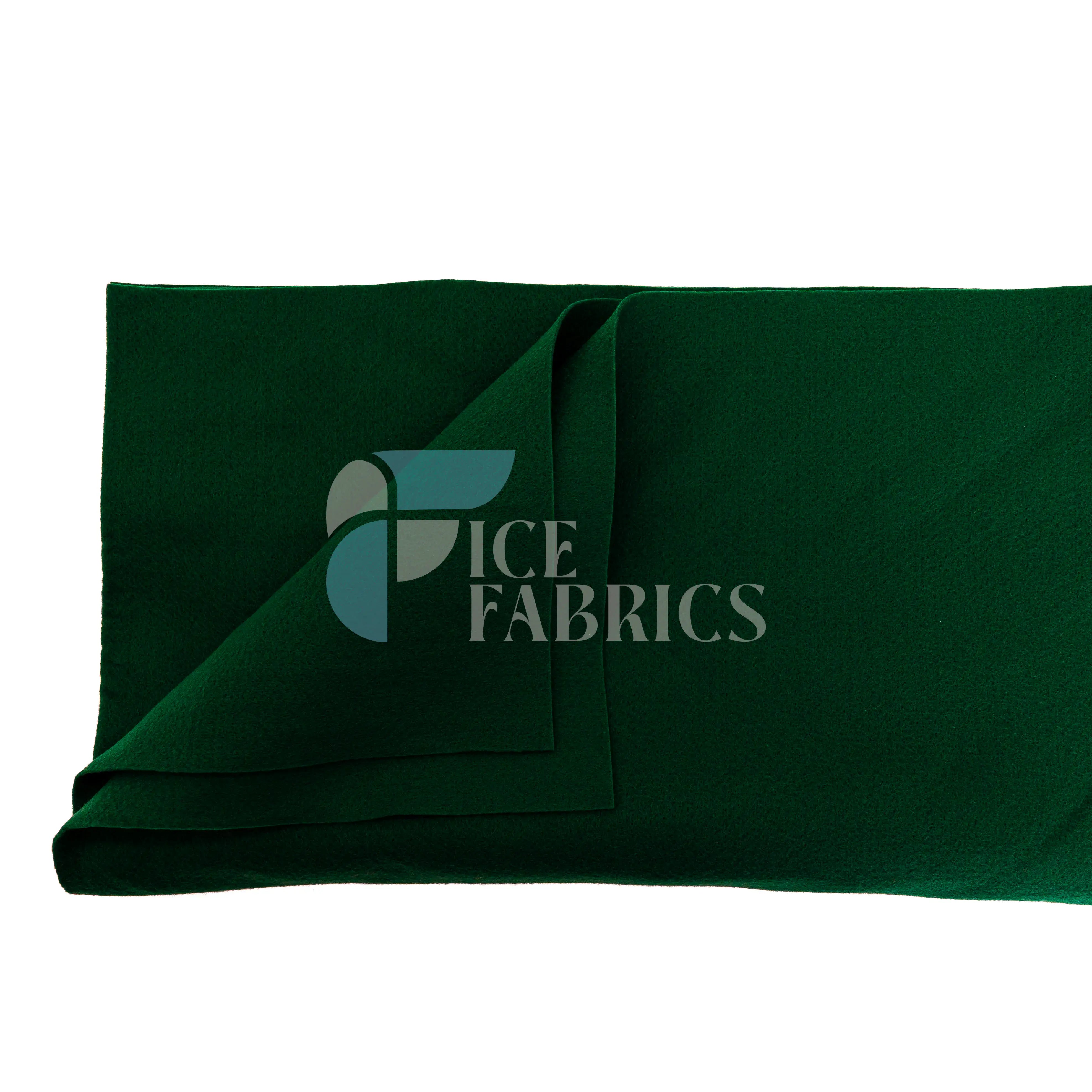 Hunter Green Acrylic Felt Fabric / 1.6mm Thick _ 72” Wide ICE FABRICS By The Yard