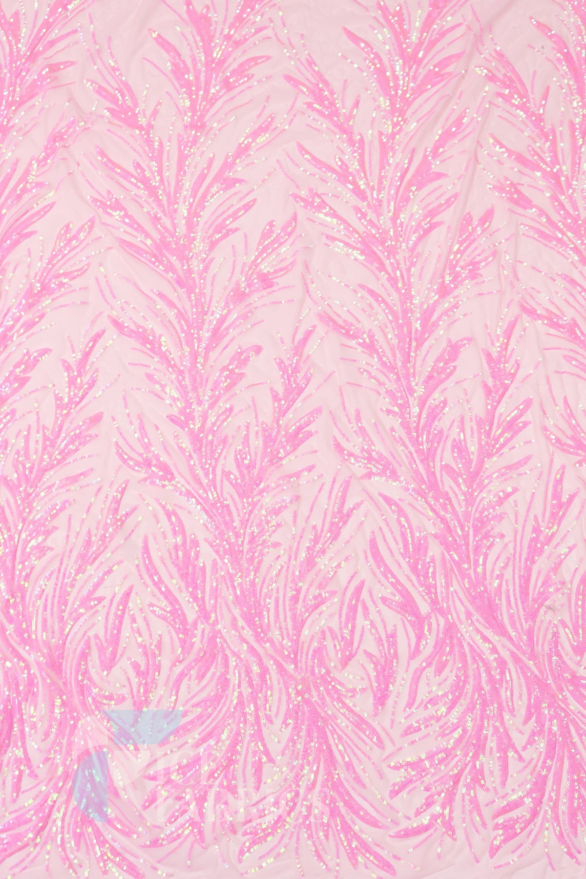 Flame 4 Way Stretch Sequin Spandex Fabric