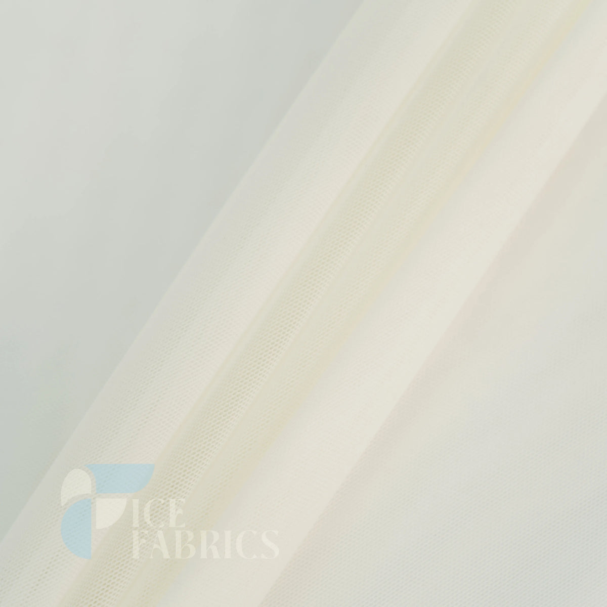 Ivory Flex Power Mesh 4 Way Stretch Nylon Fabric