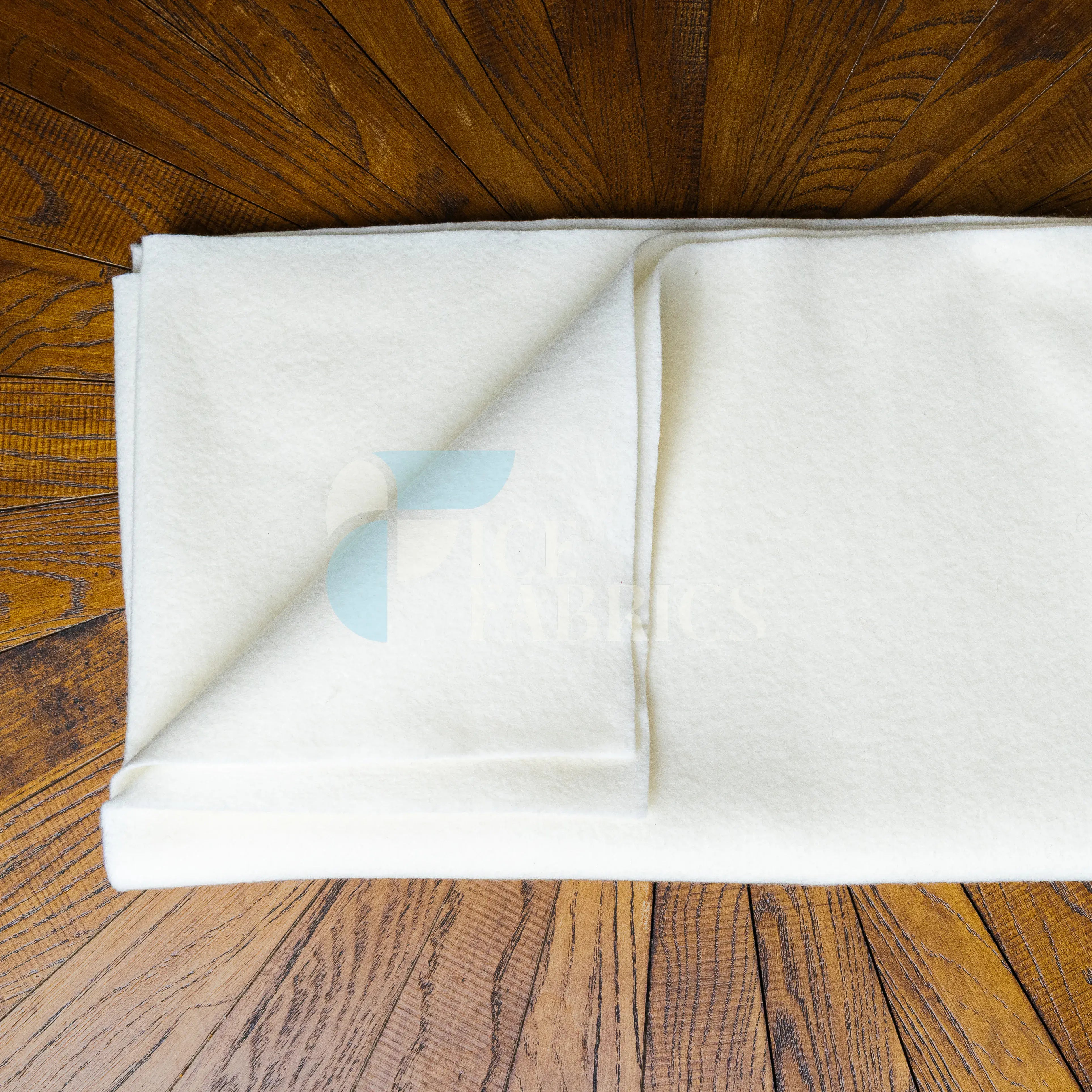 Ivory Acrylic Felt Fabric / 1.6mm Thick _ 72” Wide ICE FABRICS By The Yard
