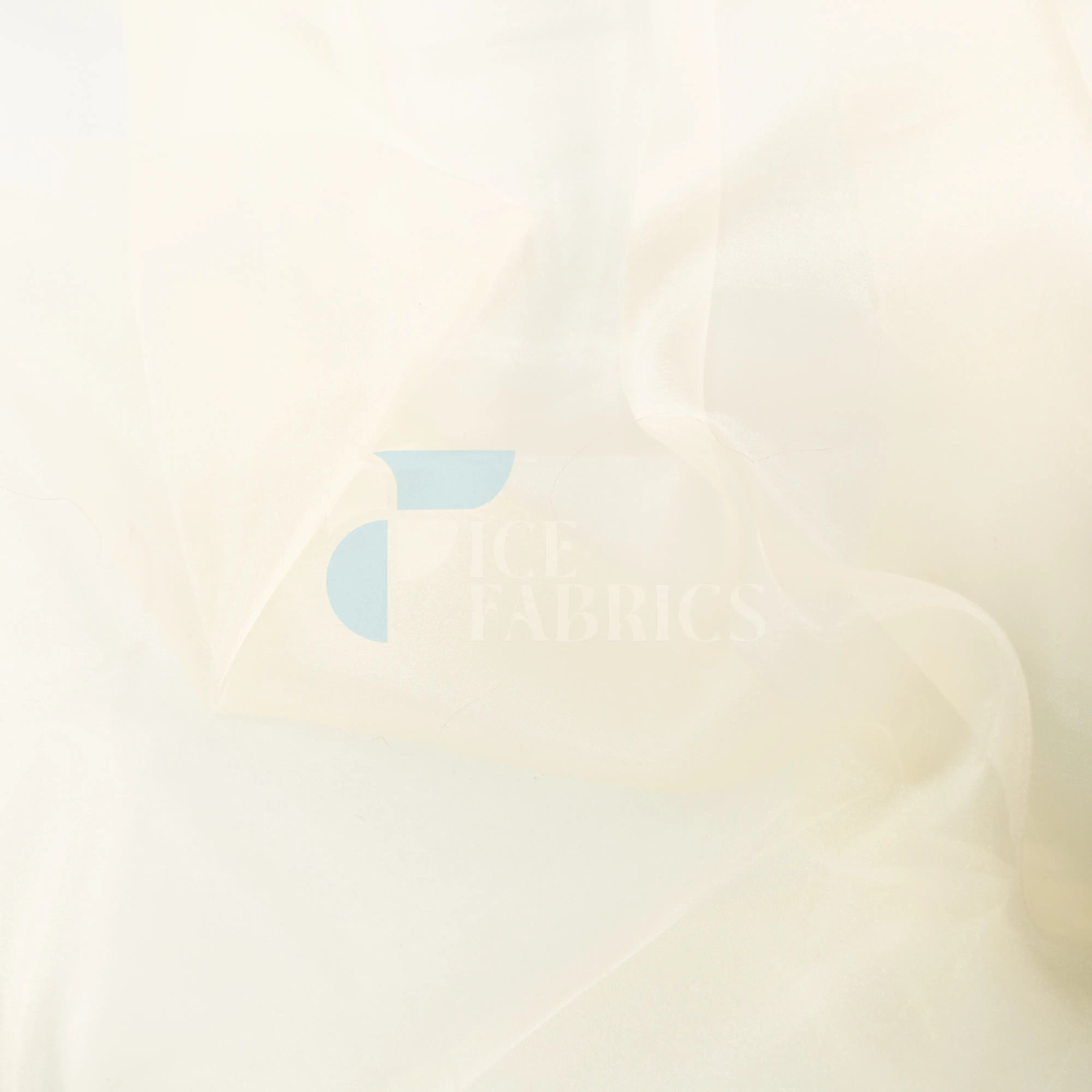 Ivory Crystal Sheer Organza Fabric By The Yard