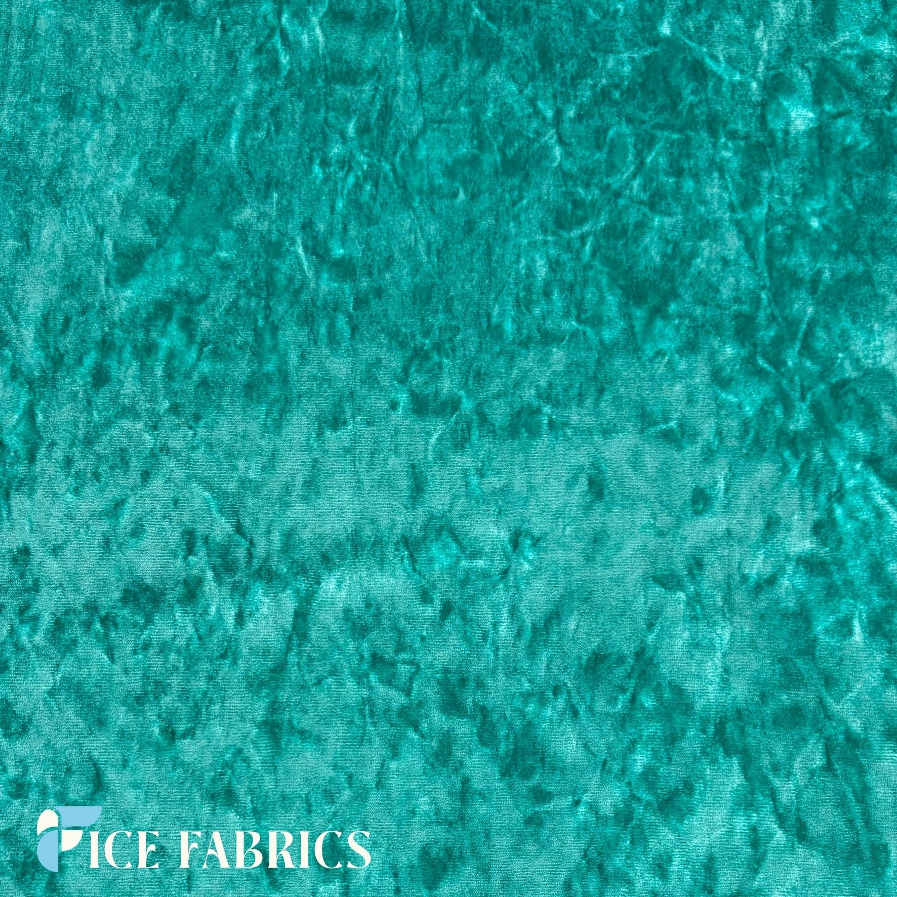 Jade Stretch Velvet Fabric