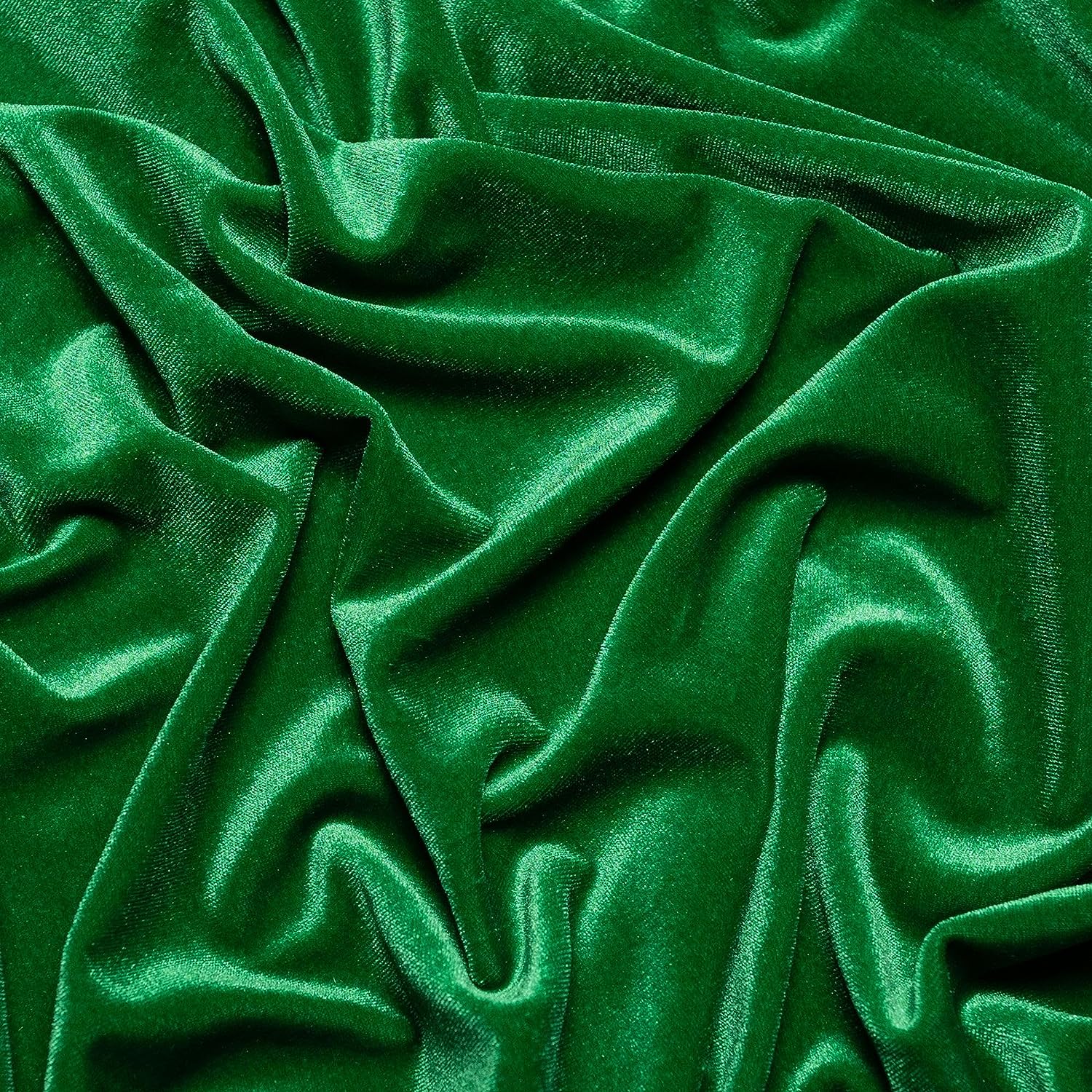 Ice Fabrics Stretch Velvet Fabric Soft and Smooth ICE FABRICS Kelly Green