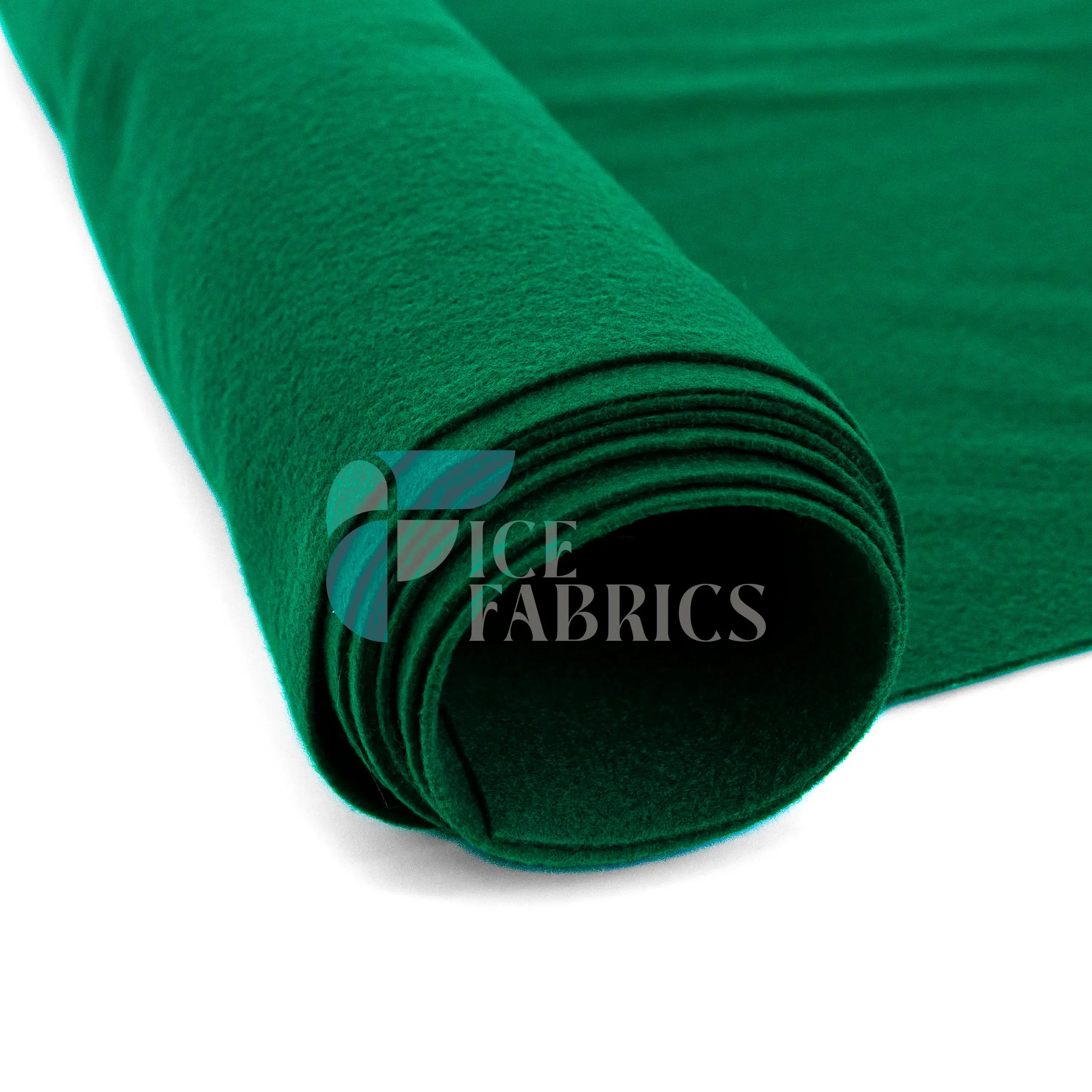 Kelly Green Acrylic Felt Fabric / 1.6mm Thick _ 72” Wide ICE FABRICS By The Yard
