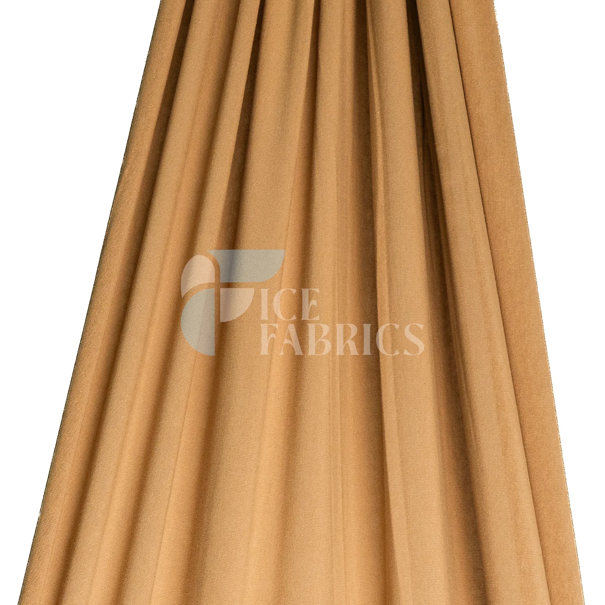 Khaki Cotton Spandex Jersey Fabric | FlexCot