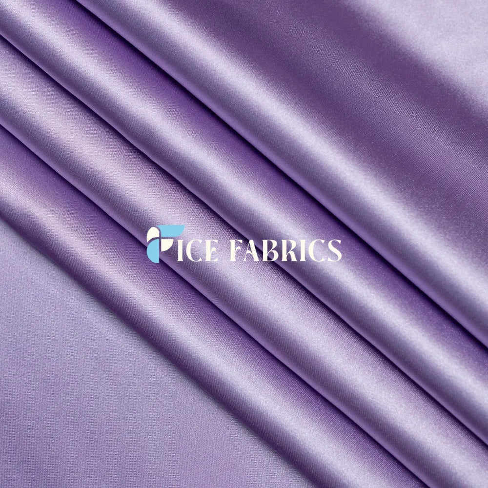 Lavender Luxury Silk Stretch Satin Fabric