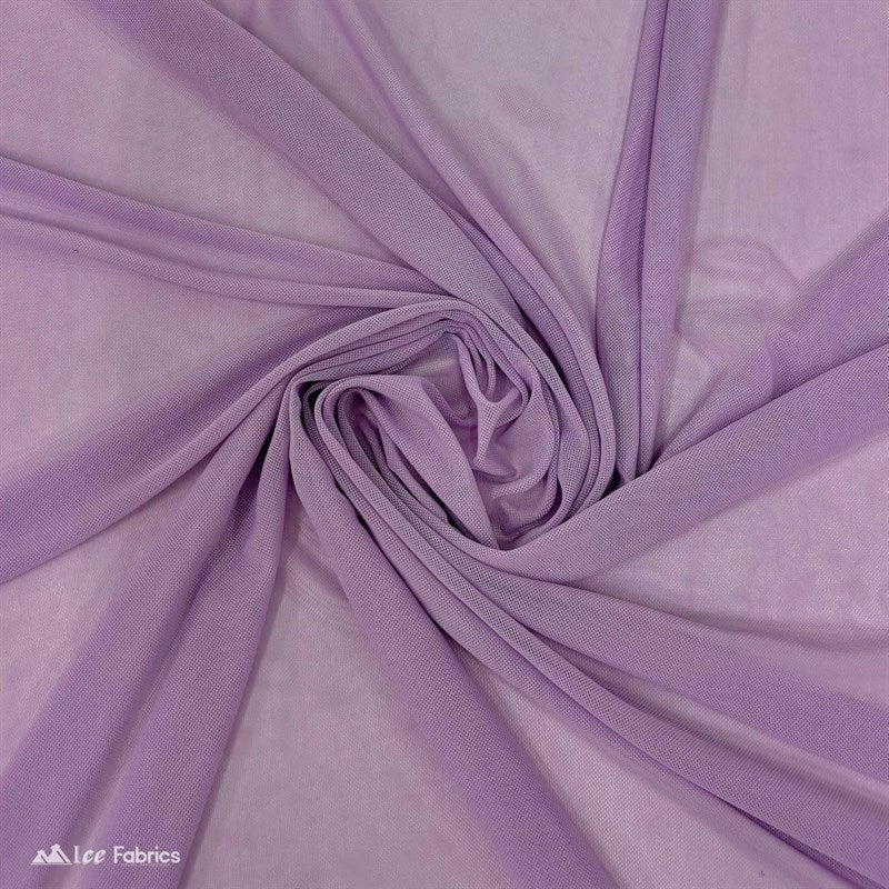 Lavender 4 Way Stretch Nylon Spandex Power Mesh Fabric