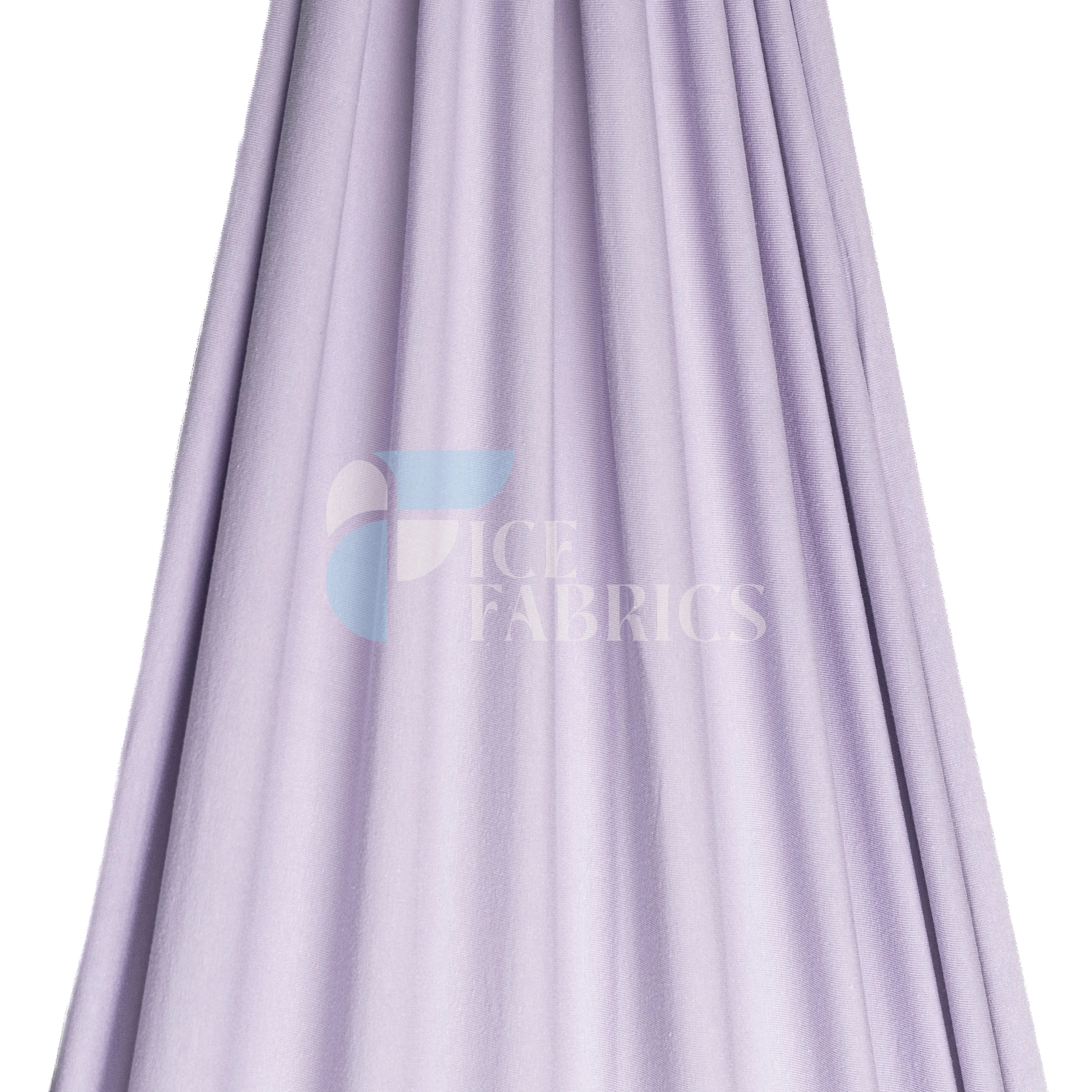 Lavender Cotton Spandex Jersey Fabric | FlexCot