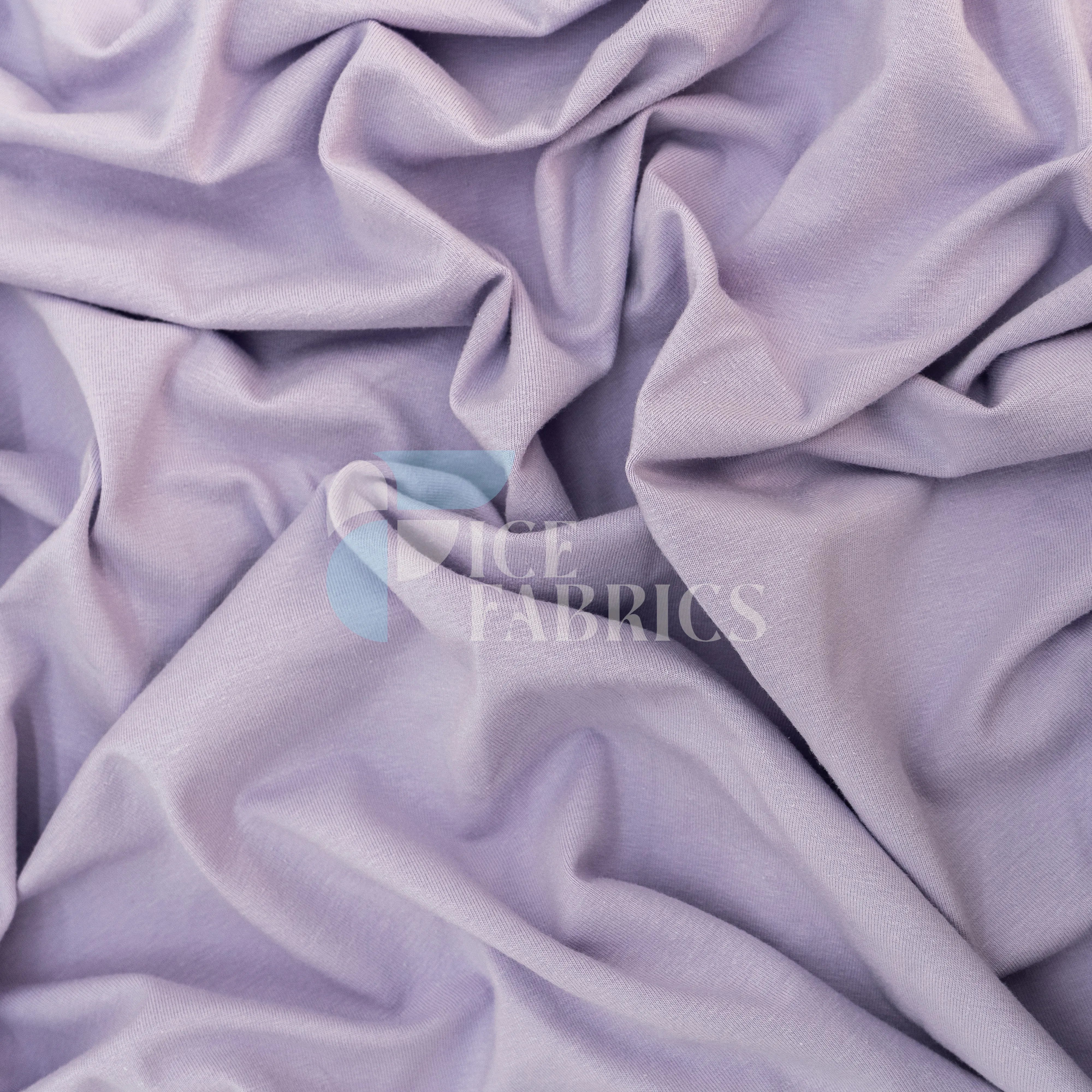 Lavender Cotton Spandex Jersey Fabric | FlexCot