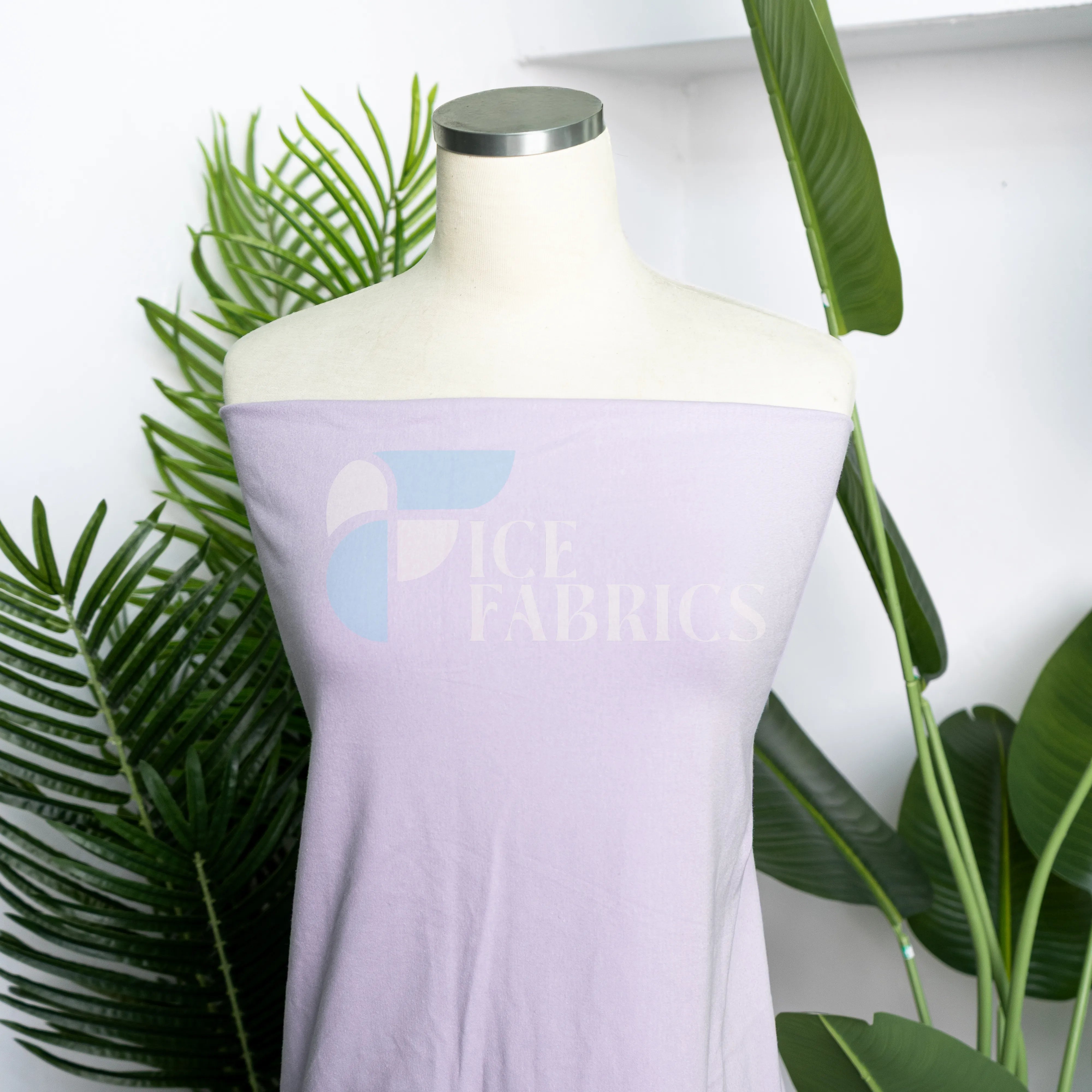 Lavender Cotton Spandex Jersey Fabric | FlexCot