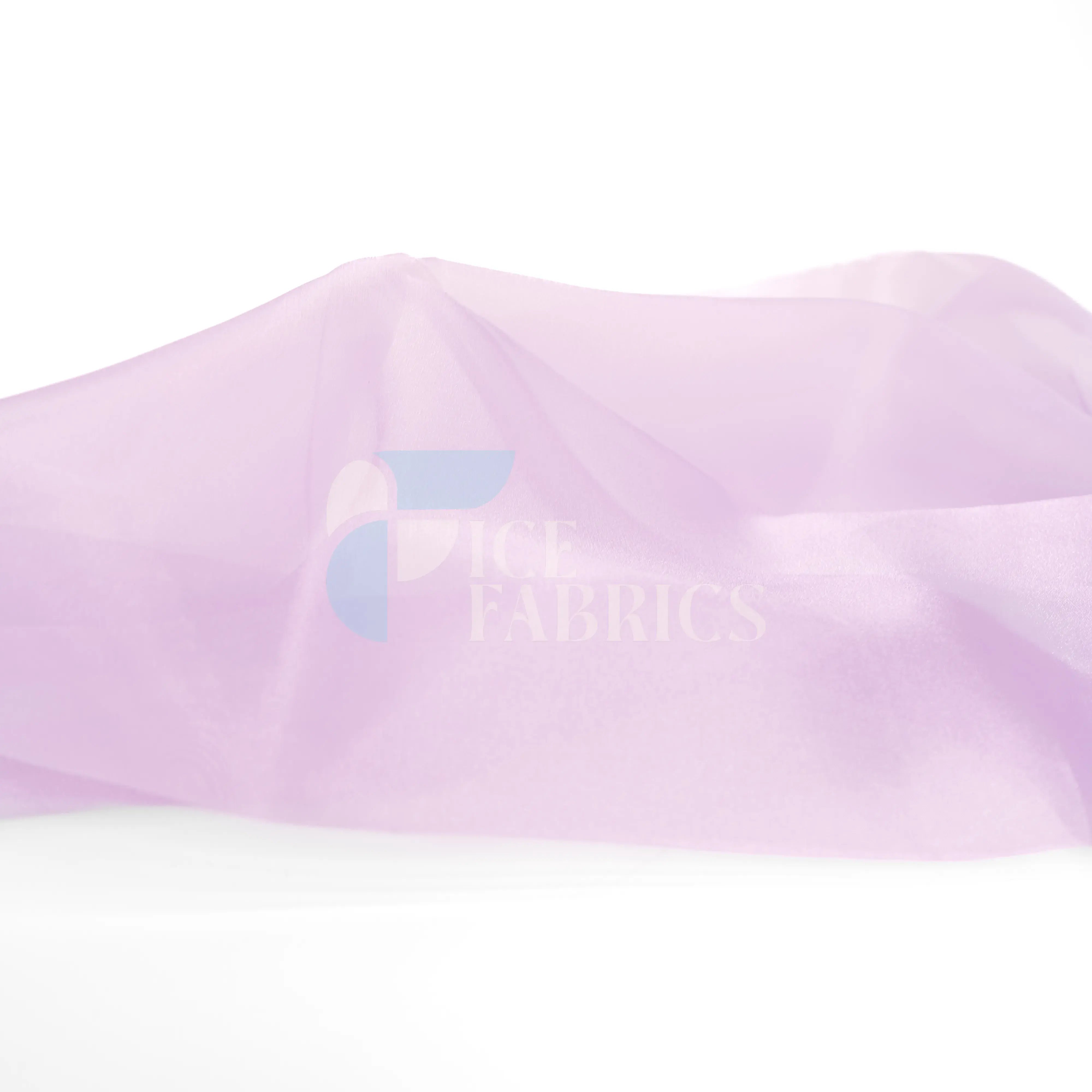 Lavender Crystal Sheer Organza Fabric By The Yard