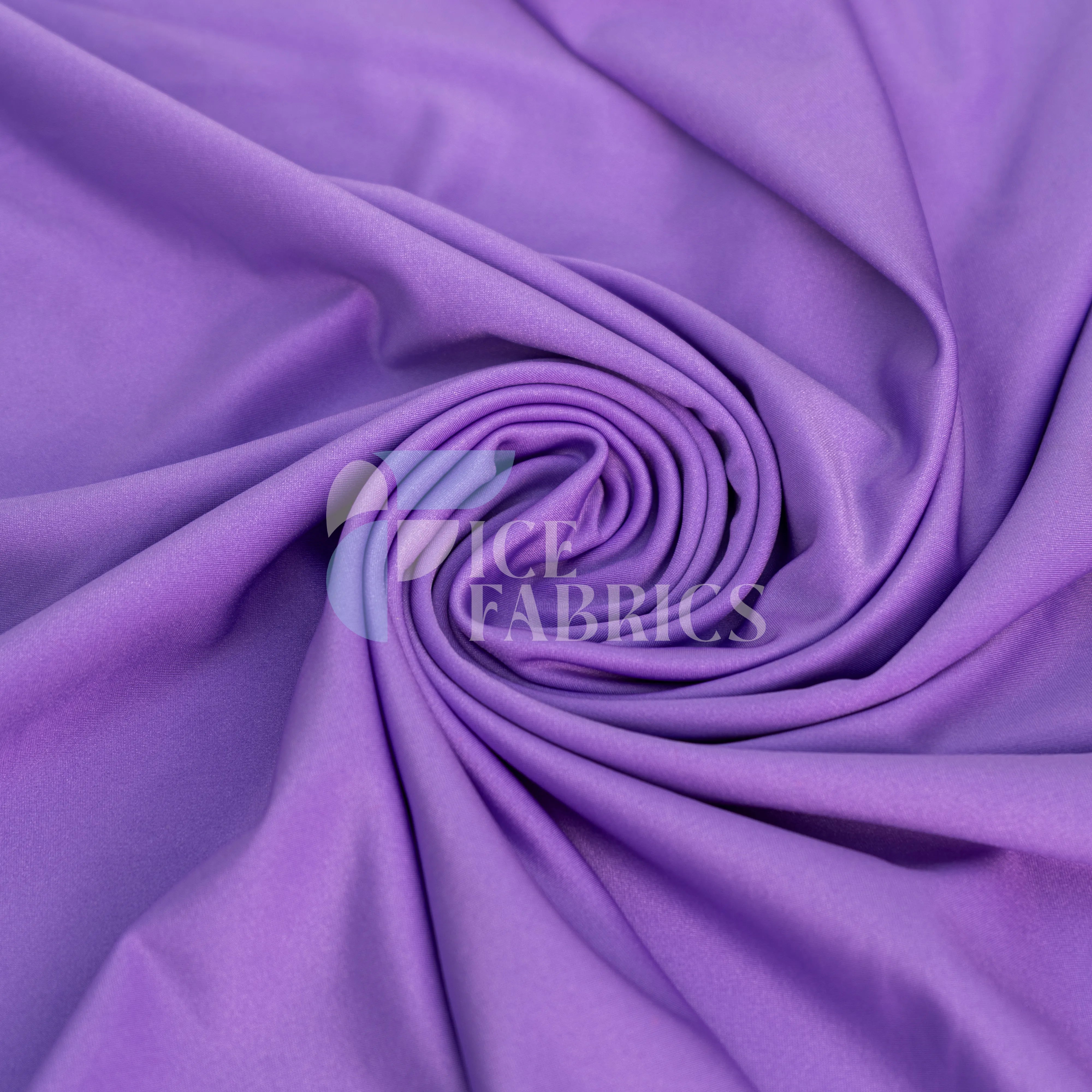 Jordan Lavender Shiny Nylon Spandex Fabric / 4 Way stretch