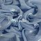 Light Blue Crystal Reflective Liquid Sheer Chiffon Fabric