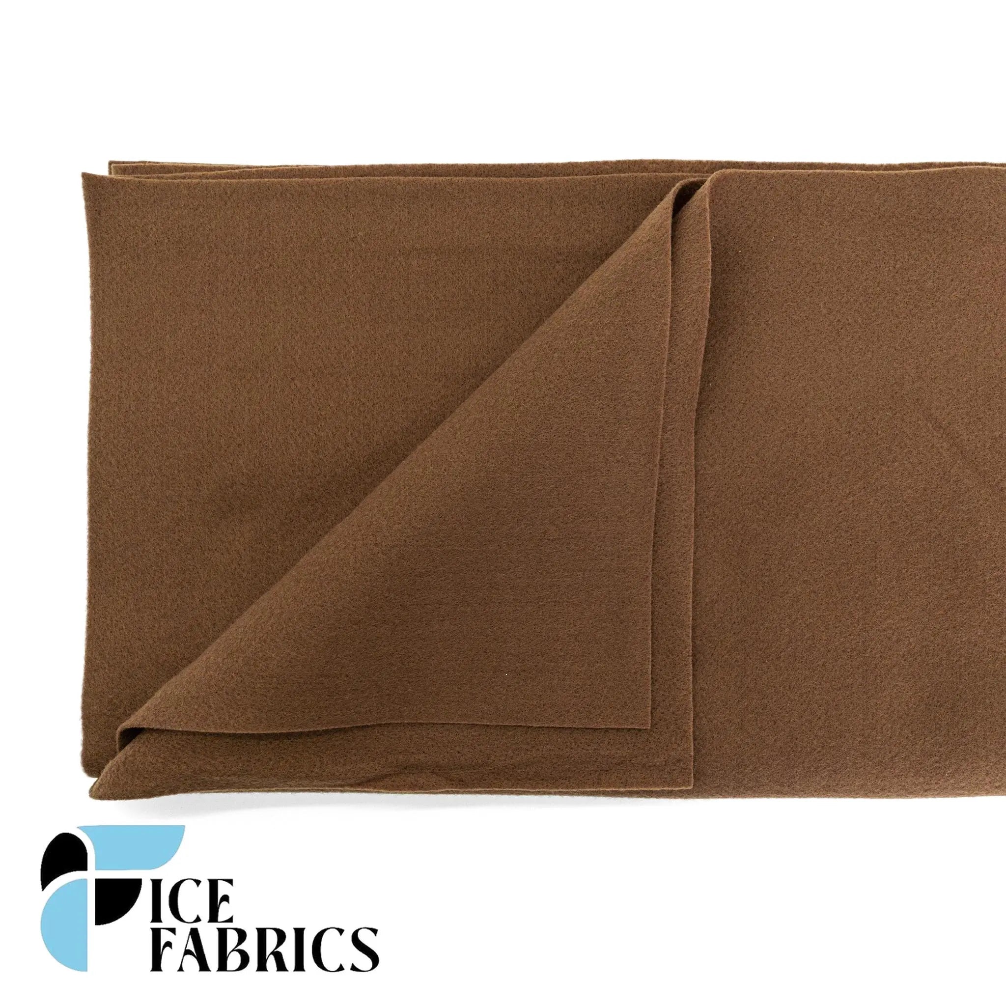 Light Brown Acrylic Felt Fabric / 1.6mm Thick _ 72” WideICE FABRICSICE FABRICSBy The YardLight Brown Acrylic Felt Fabric / 1.6mm Thick _ 72” Wide ICE FABRICS