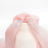Light Pink Crystal Sheer Organza Fabric By The Yard