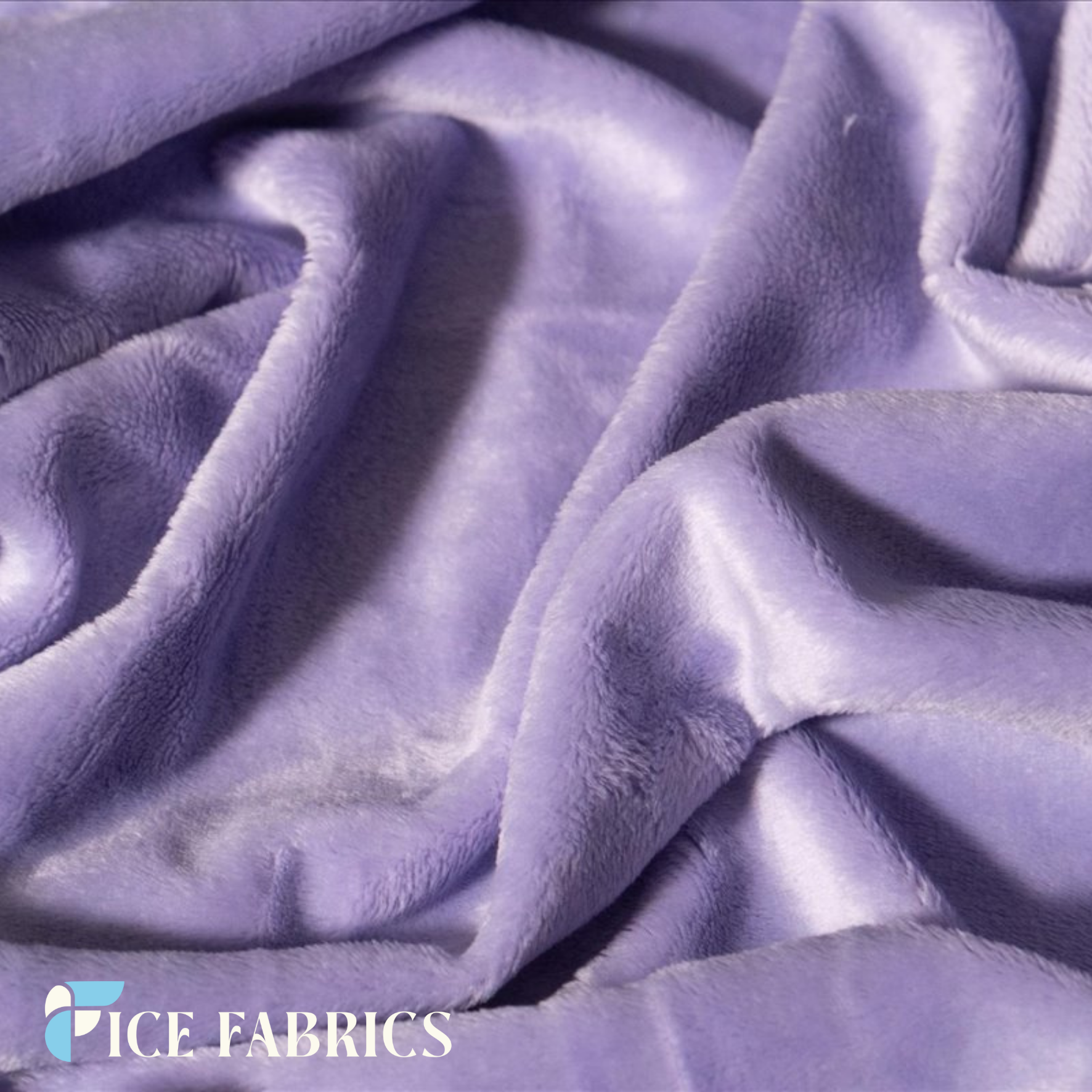 Lilac Rich Solid Minky Fabric By The Roll ( 20 Yards ) Wholesale Fabric