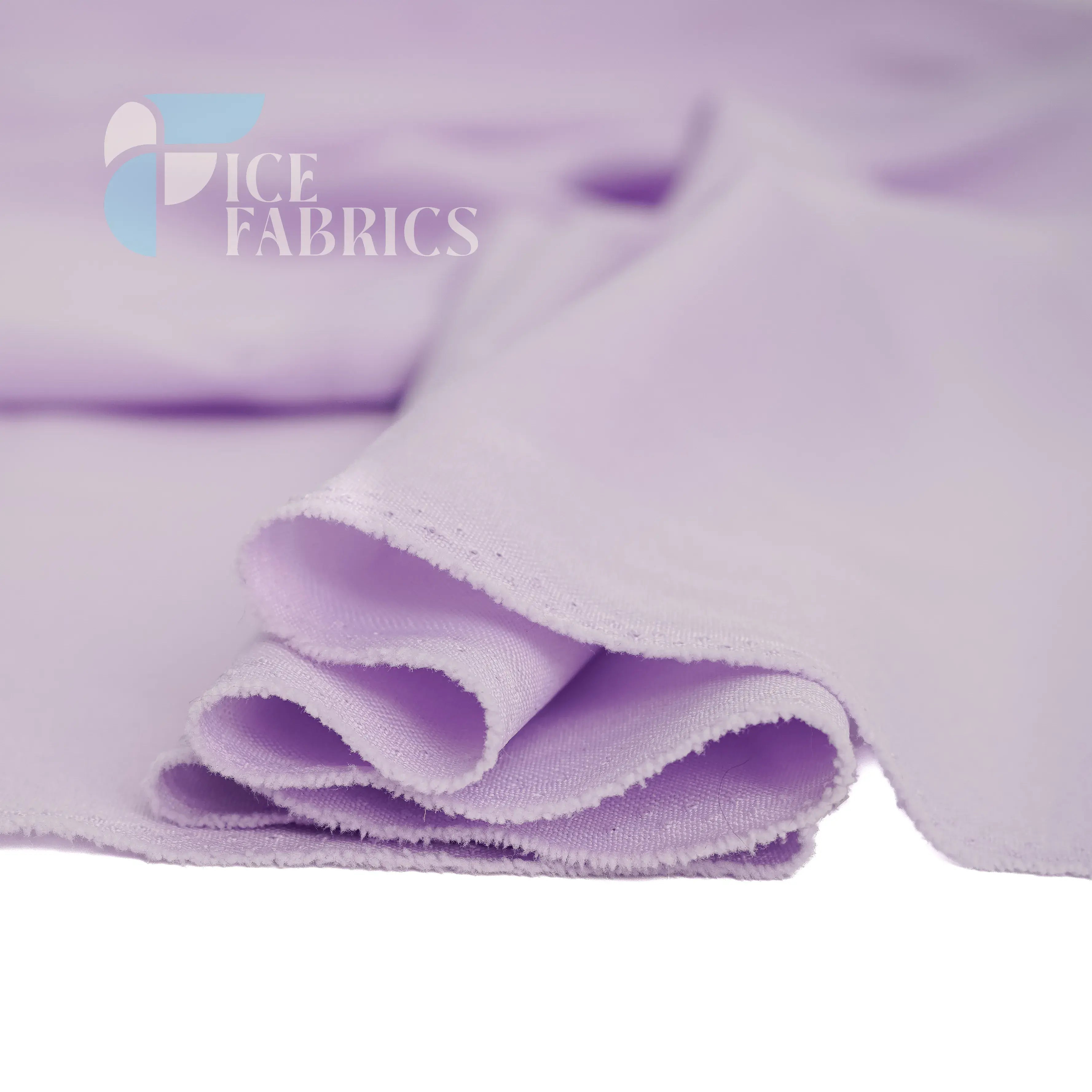 Lilac Solid Poly Poplin Fabric By The Yard