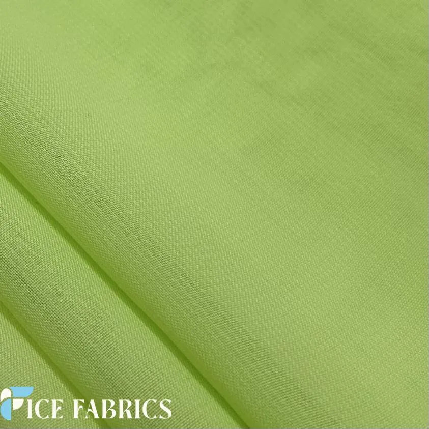 Mia Poly Chiffon Fabric / 60" Wide Soft Sheer Chiffon Fabric