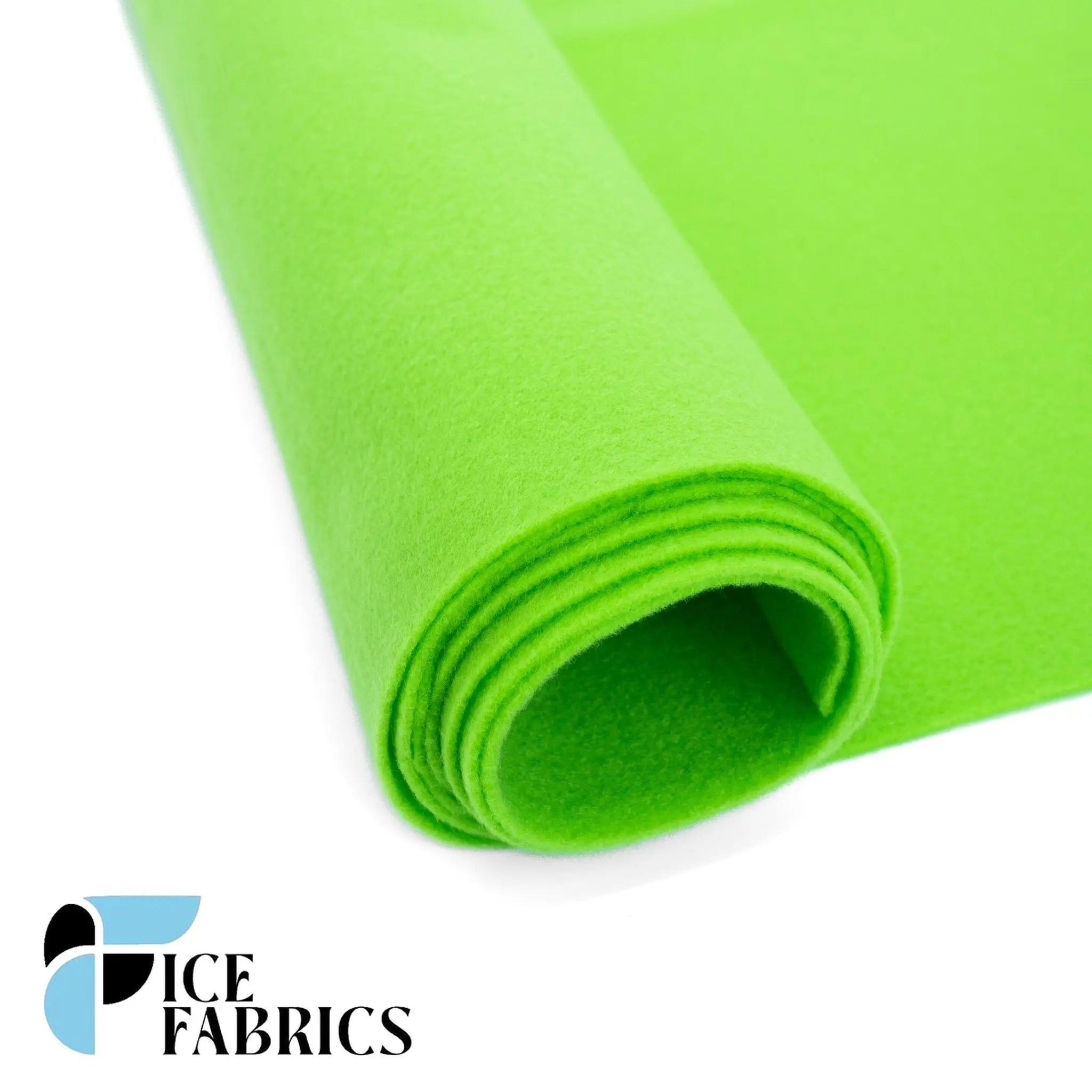 Lime Green Acrylic Felt Fabric / 1.6mm Thick _ 72” WideICE FABRICSICE FABRICSBy The YardLime Green Acrylic Felt Fabric / 1.6mm Thick _ 72” Wide ICE FABRICS