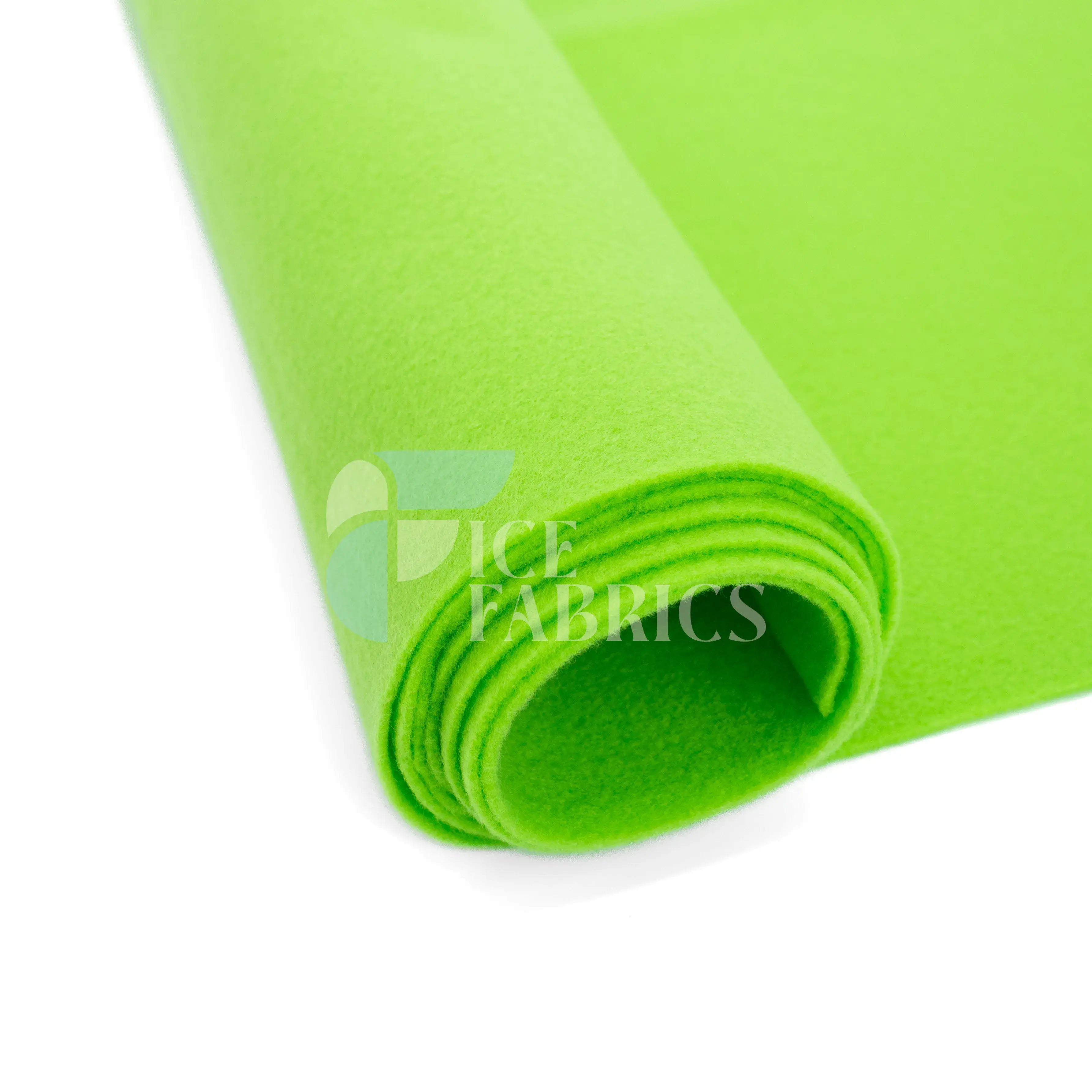 Lime Green Acrylic Felt Fabric / 1.6mm Thick _ 72” Wide ICE FABRICS By The Yard