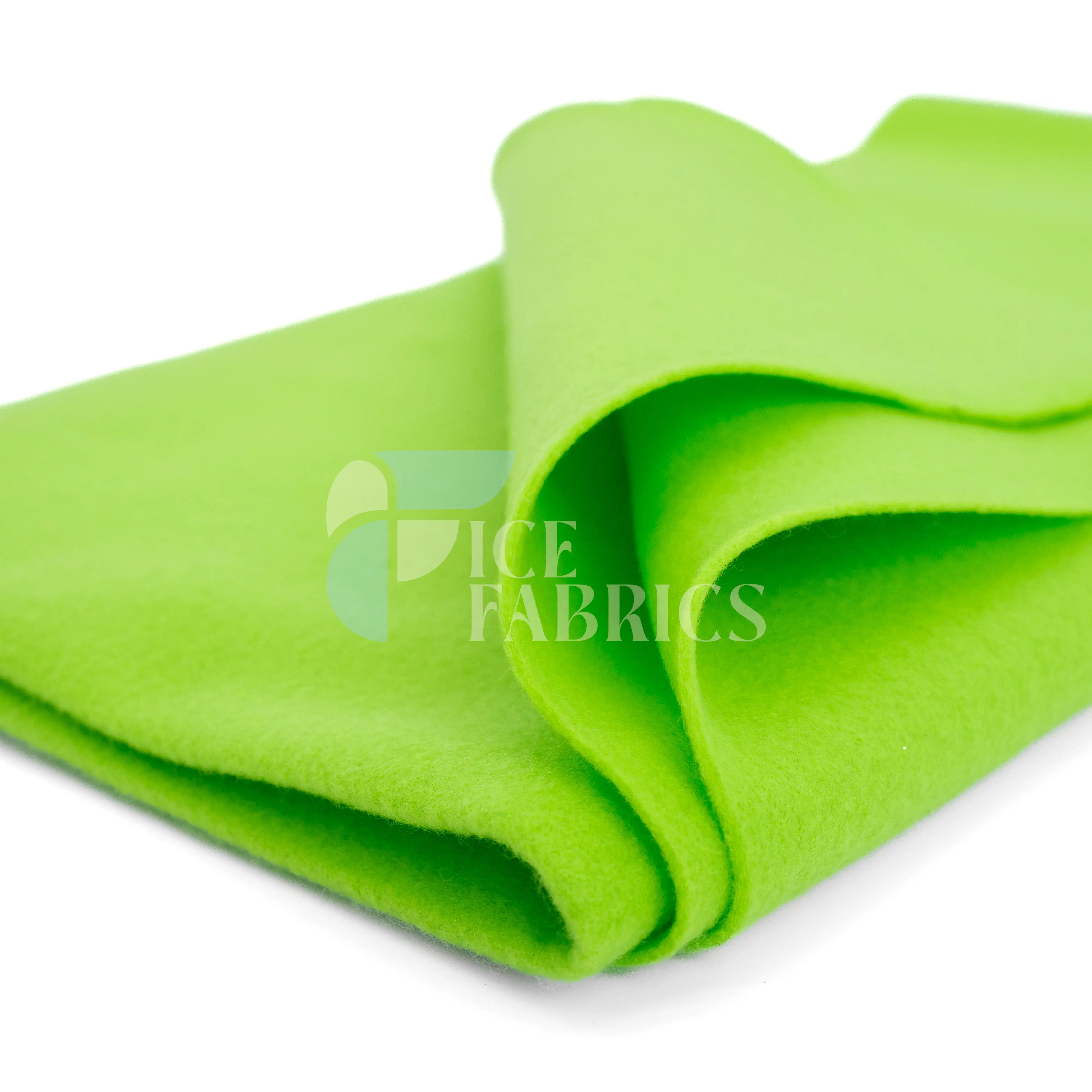 Lime Green Acrylic Felt Fabric / 1.6mm Thick _ 72” Wide ICE FABRICS By The Yard
