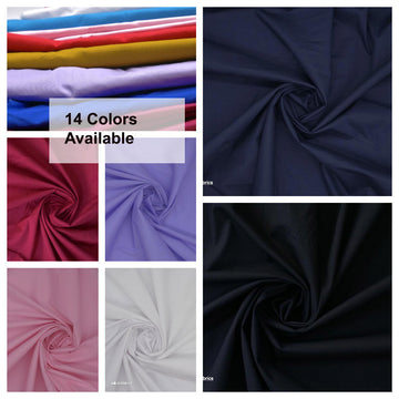 Way Stretch Cotton Spandex Fabric By The Roll (20 Yards) Wholesale F