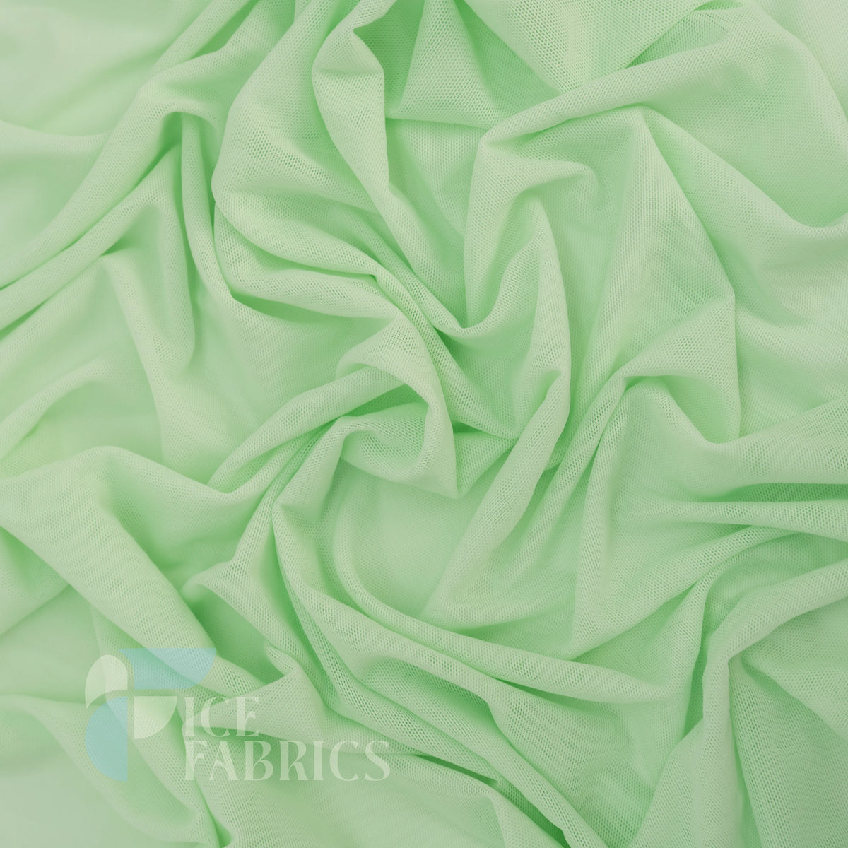 Mint Flex Power Mesh 4 Way Stretch Nylon Fabric