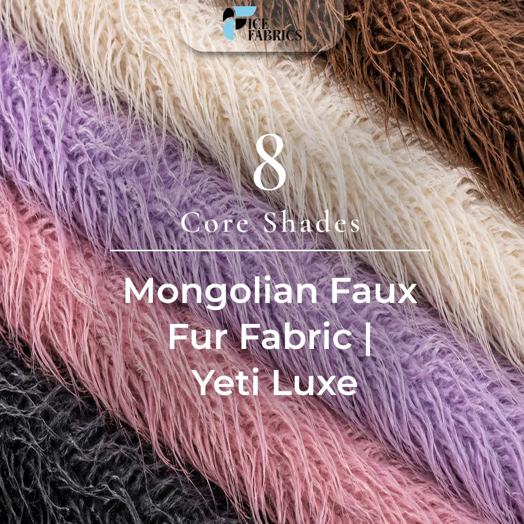 Mongolian Faux Fur Fabric | Yeti Luxe