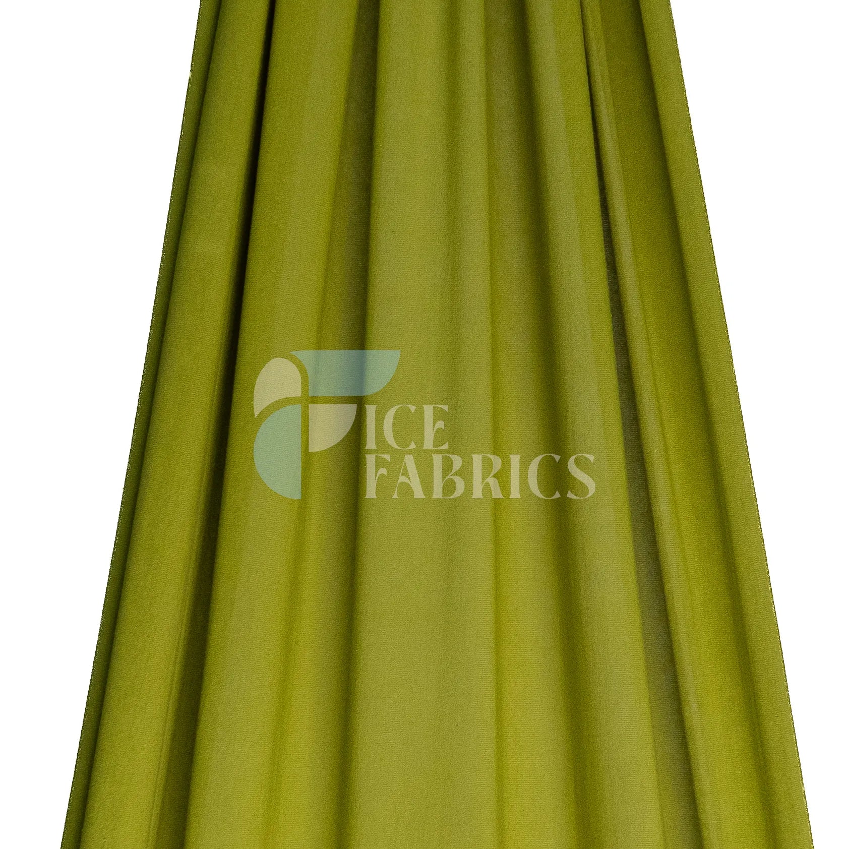 Moss Green Cotton Spandex Jersey Fabric | FlexCot