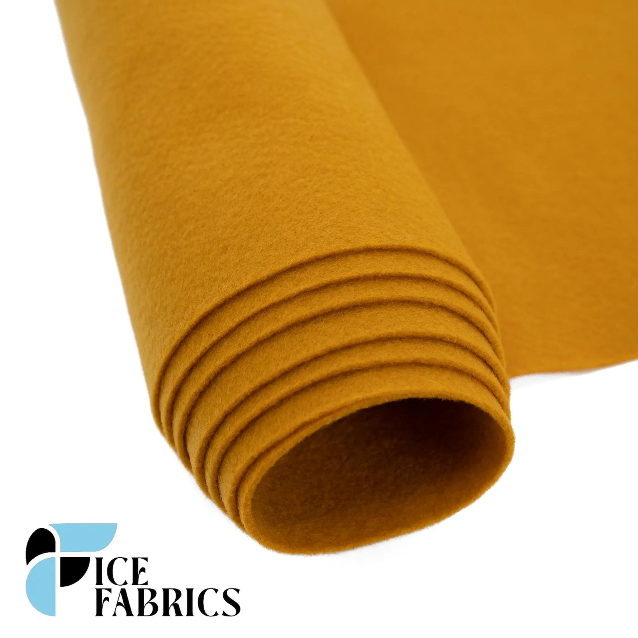 Mustard Acrylic Felt Fabric / 1.6mm Thick _ 72” WideICE FABRICSICE FABRICSBy The YardMustard Acrylic Felt Fabric / 1.6mm Thick _ 72” Wide ICE FABRICS