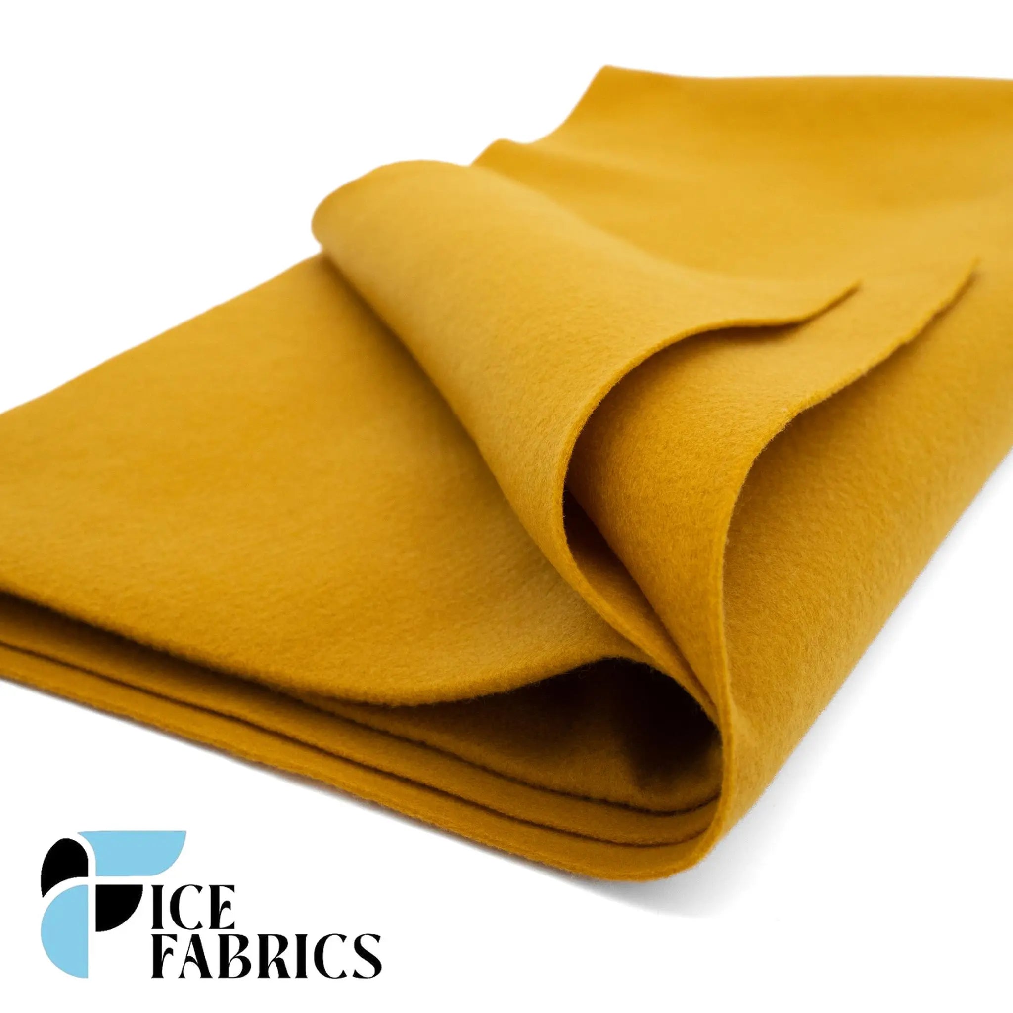 Mustard Acrylic Felt Fabric / 1.6mm Thick _ 72” WideICE FABRICSICE FABRICSBy The YardMustard Acrylic Felt Fabric / 1.6mm Thick _ 72” Wide ICE FABRICS