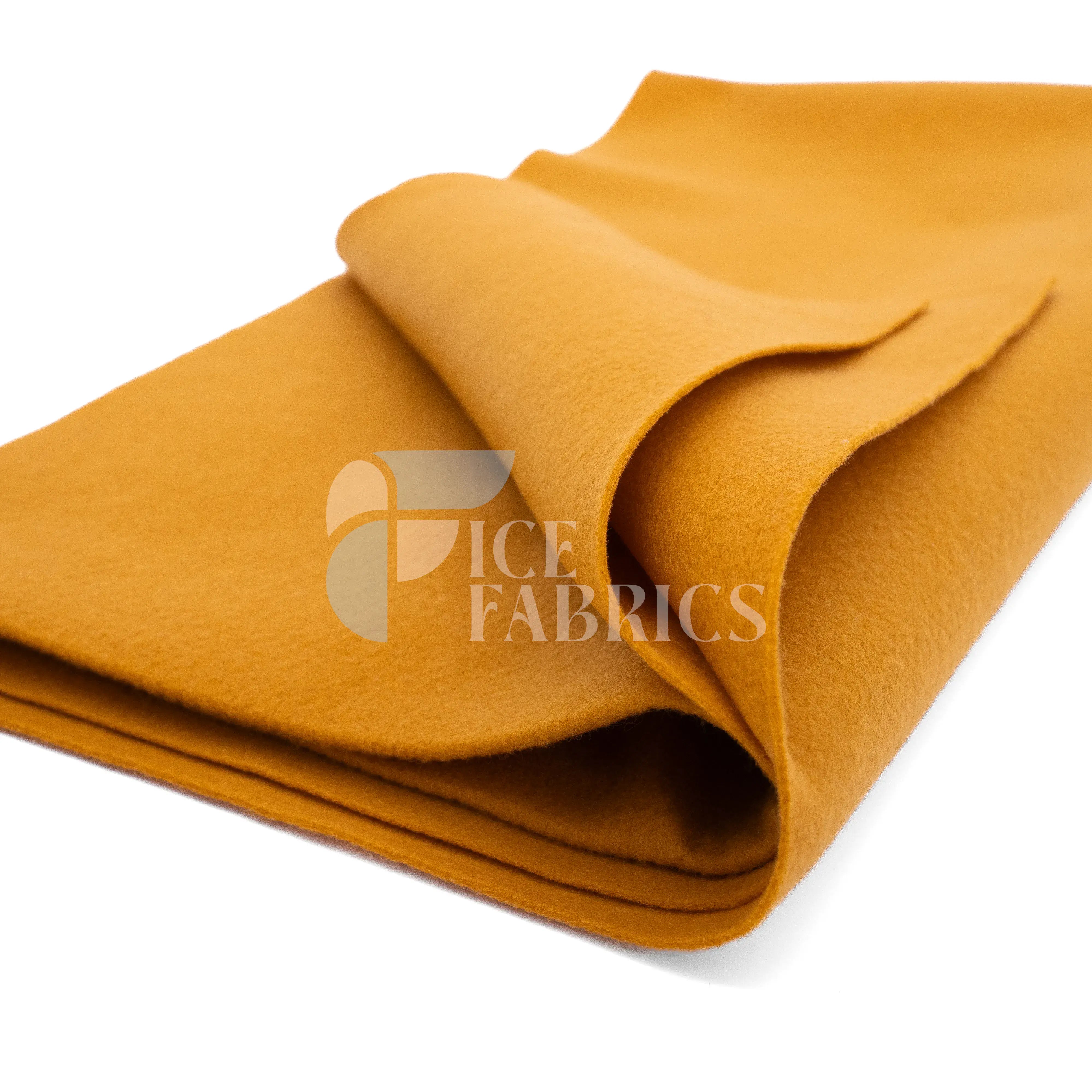 Mustard Acrylic Felt Fabric / 1.6mm Thick _ 72” Wide ICE FABRICS By The Yard