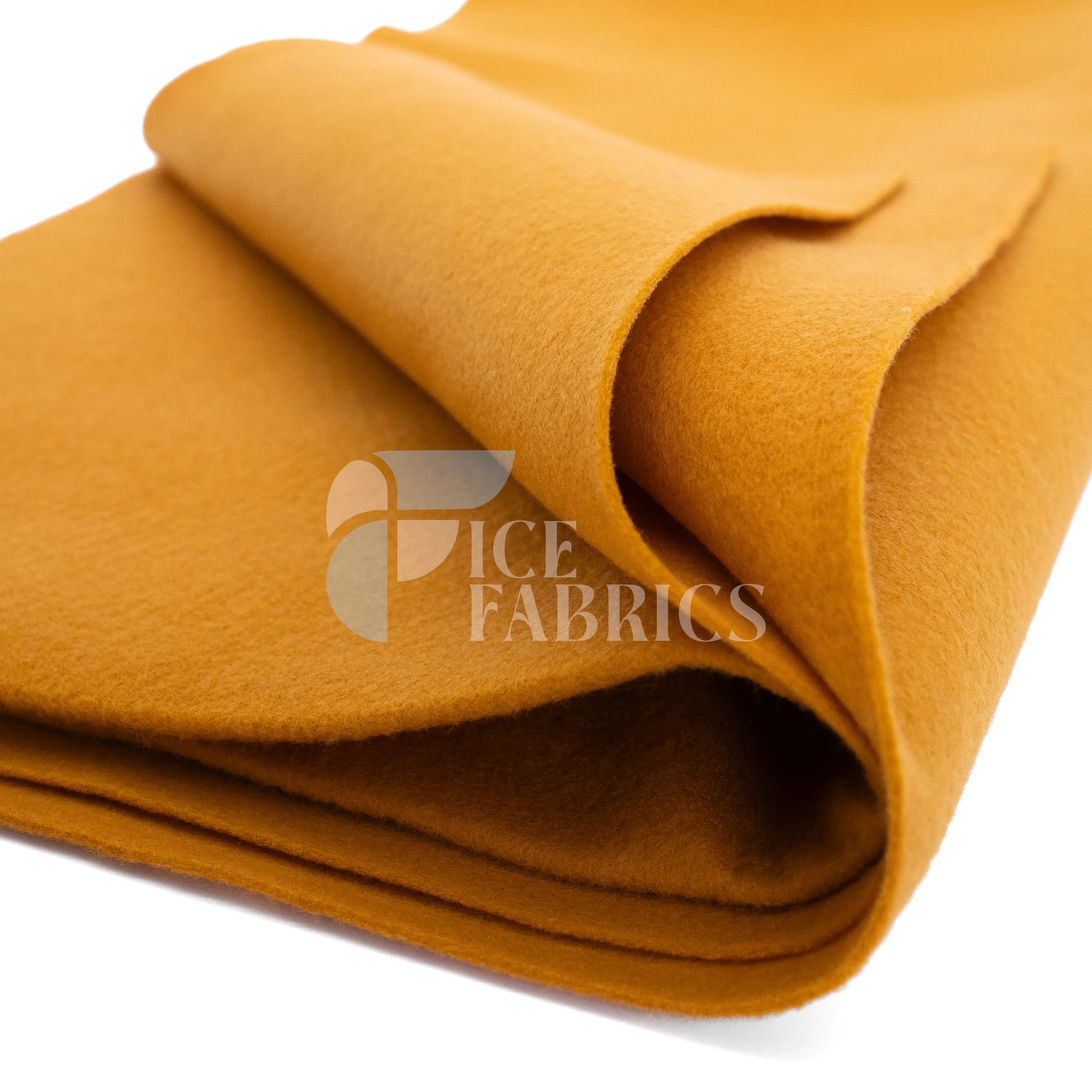 Mustard Acrylic Felt Fabric / 1.6mm Thick _ 72” Wide ICE FABRICS By The Yard
