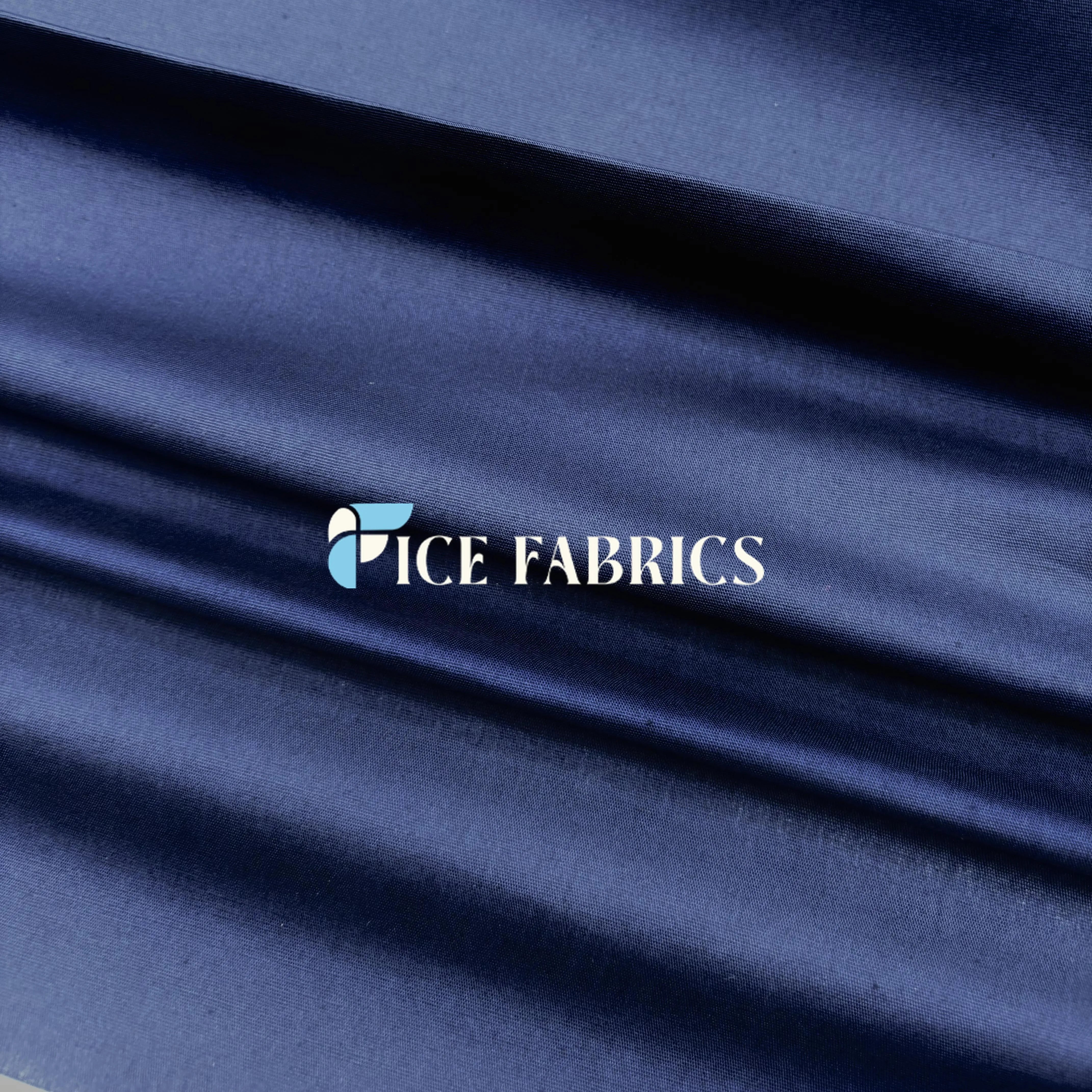 Navy 100% Cotton Broadcloth Fabric By The Yard 