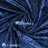 Navy Blue Stretch Crushed Velvet Upholstery Fabric