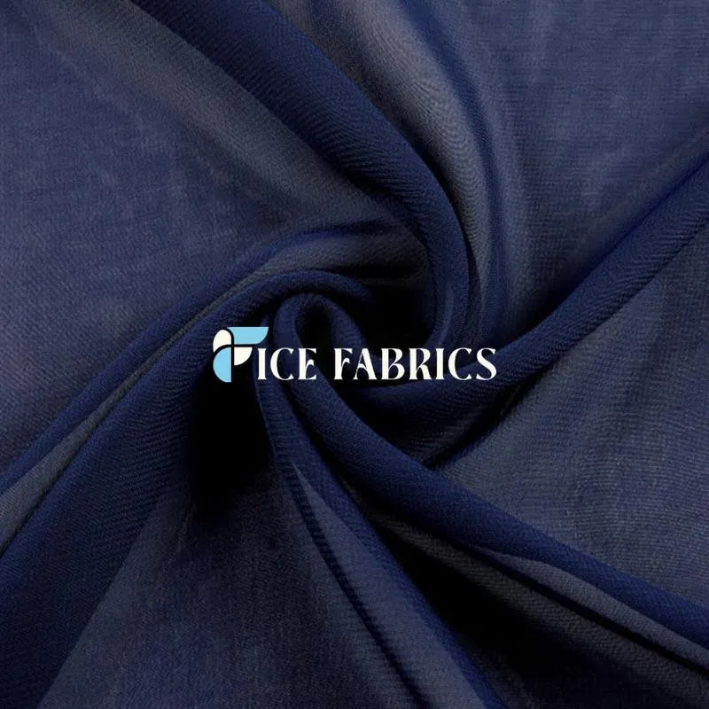 Mia Poly Chiffon Fabric / 60" Wide Soft Sheer Chiffon Fabric