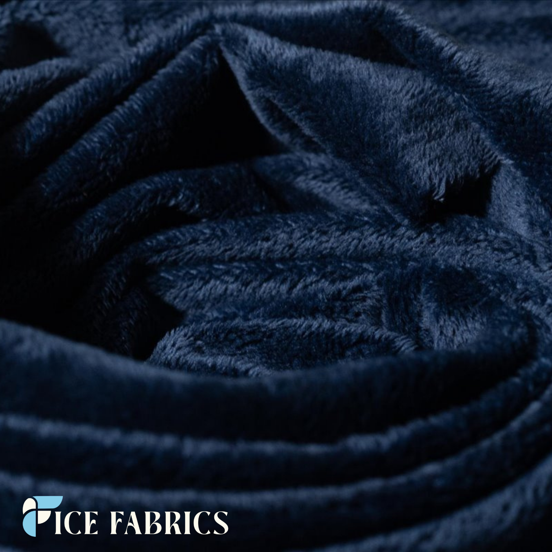 Navy Blue New Colors 3mm Thick Faux Fur Soft Minky Fabric