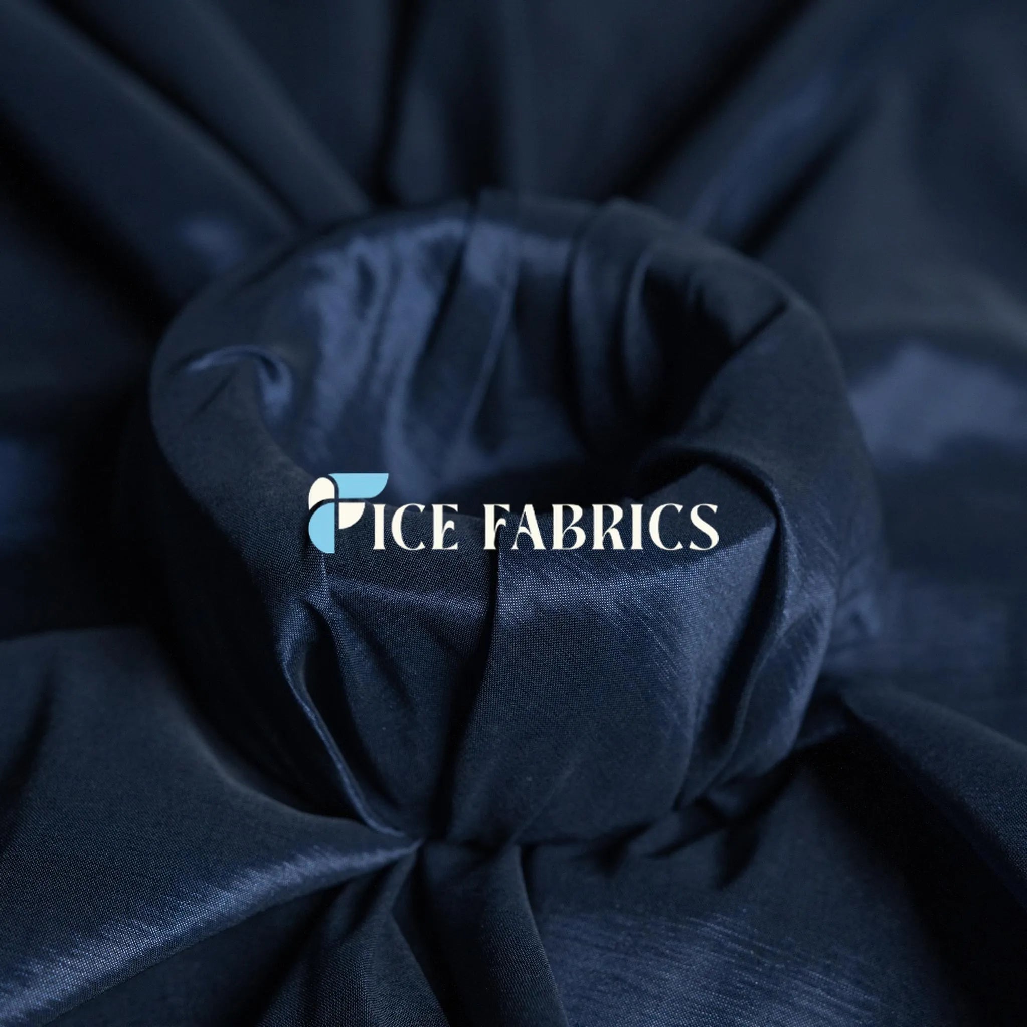 Navy Stretch Nylon Spandex Taffeta Fabric